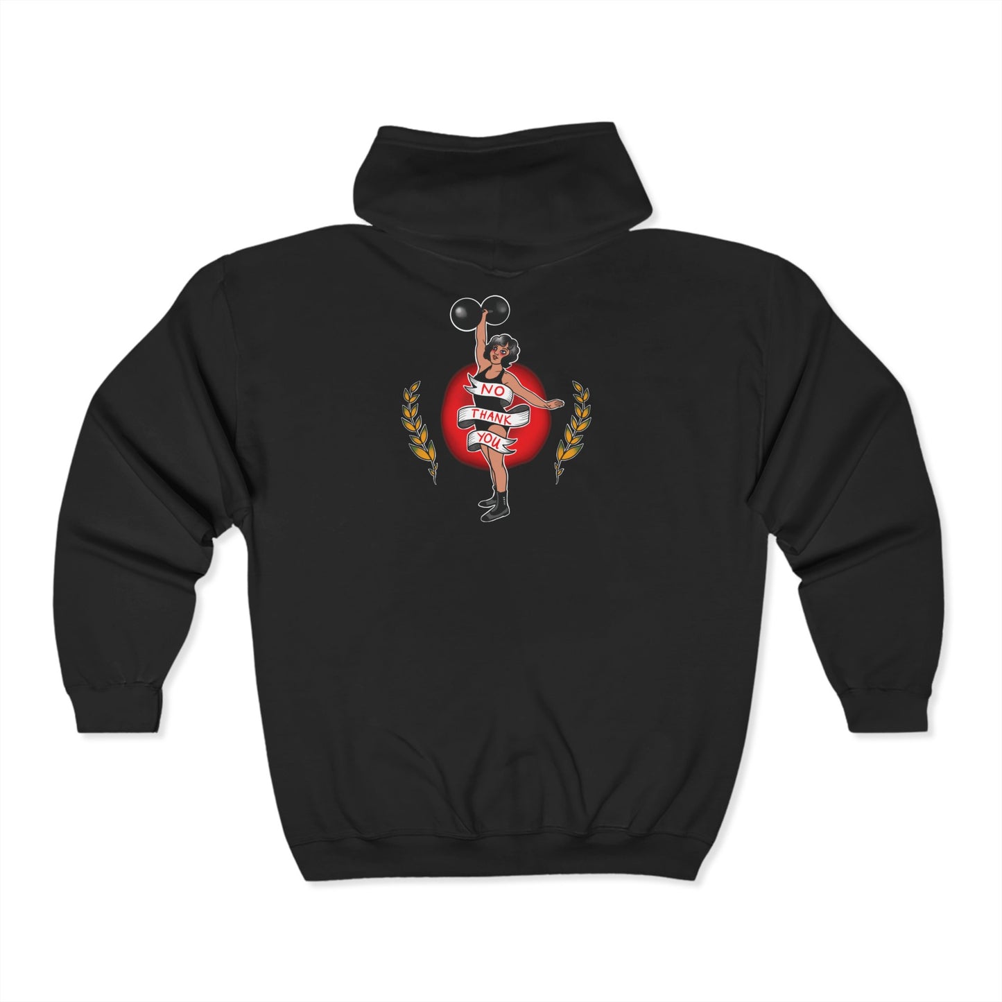 No Thank You - Unisex Heavy Blend™ Full Zip Hooded Sweatshirt