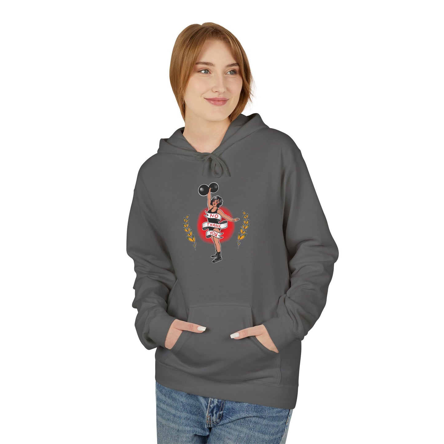 No Thank You - Unisex Softstyle Hoodie