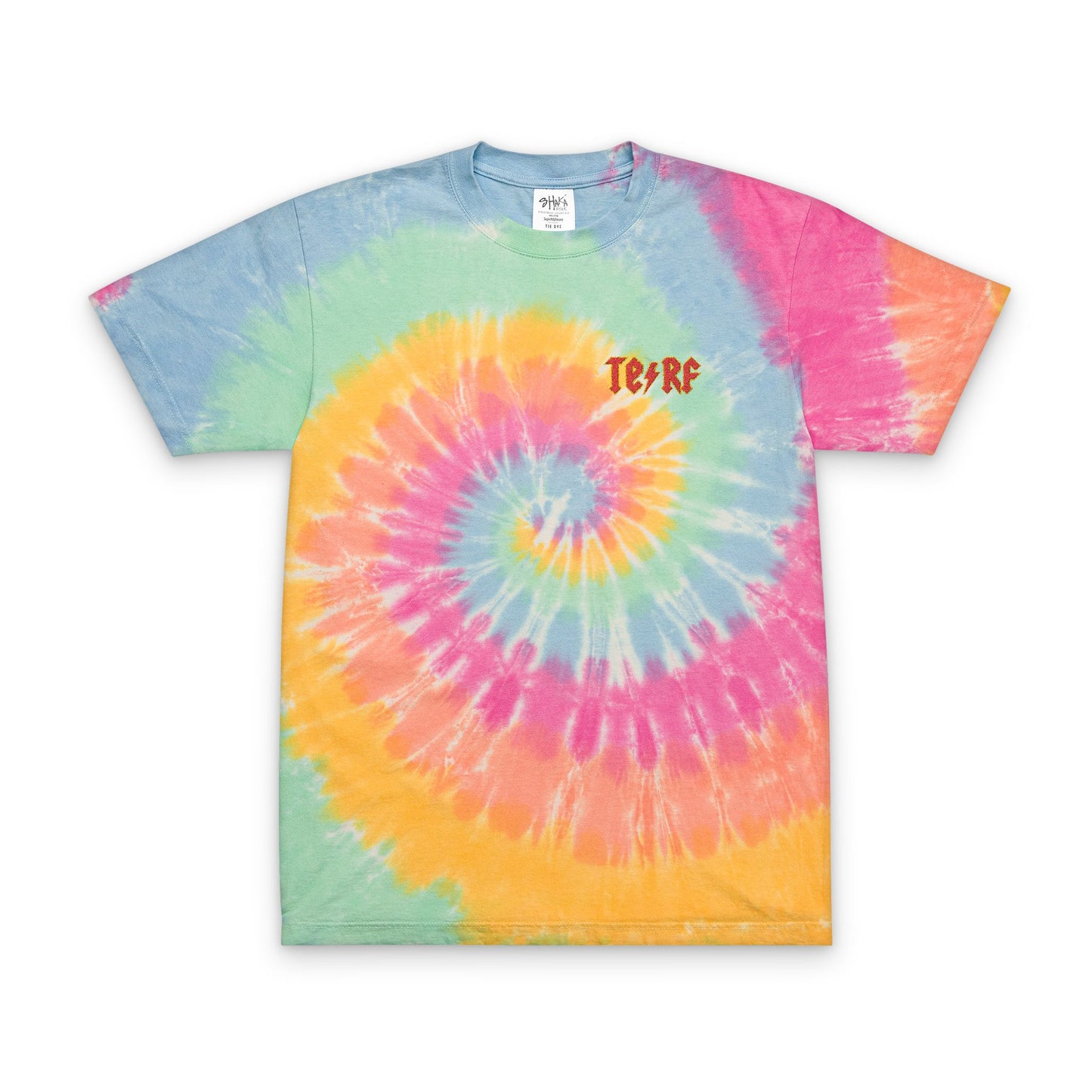TE / RF - Embroidery Oversized Tie-Dye T-Shirt