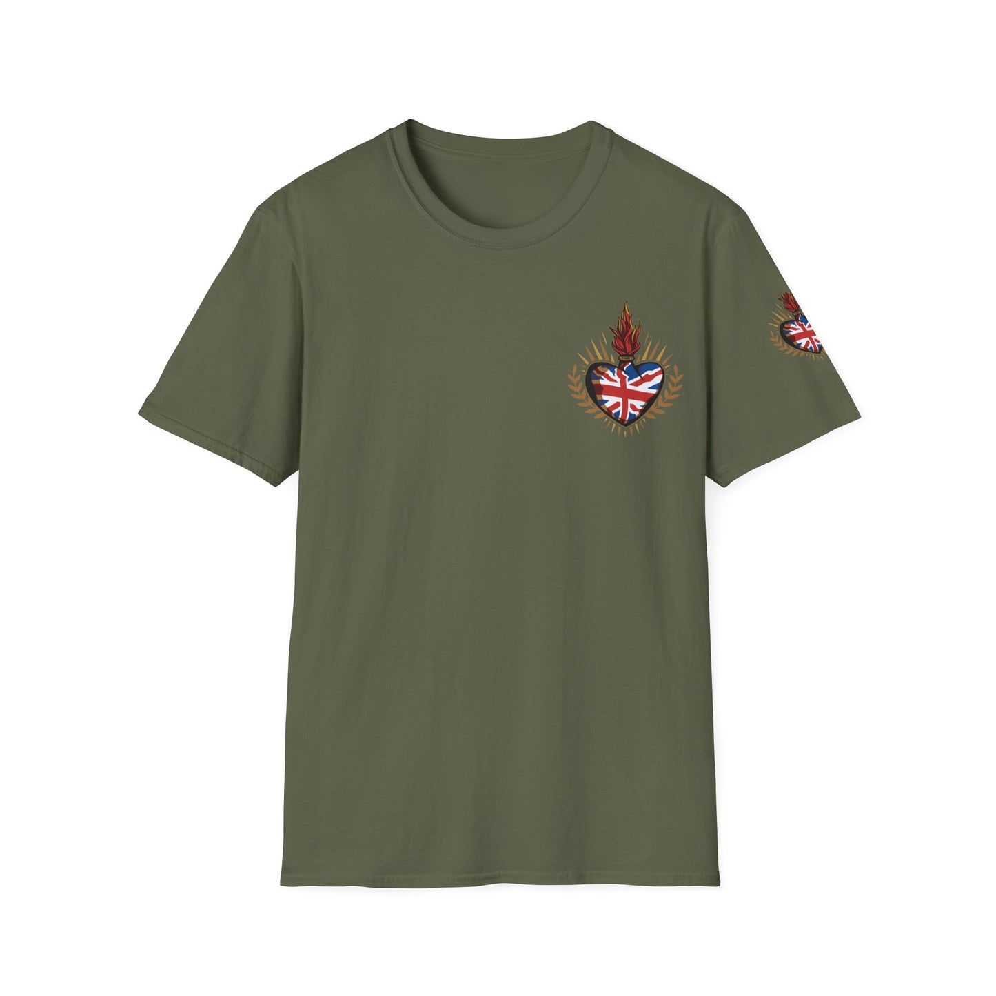 Union Jack T-Shirt (Left Chest)