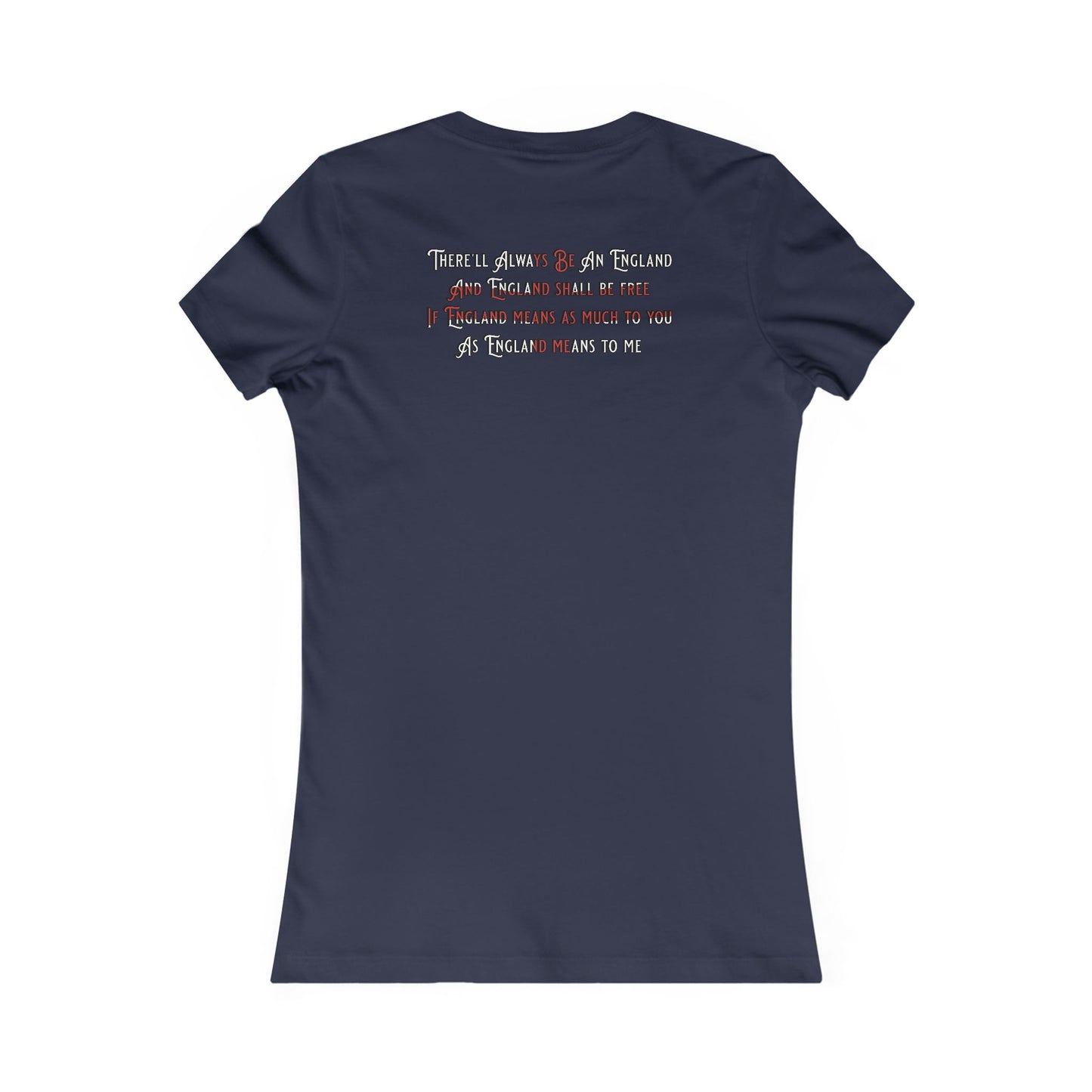 England Ladyfit Top (Front&Back)