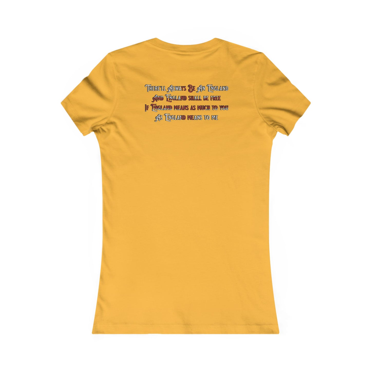 England Ladyfit Top (Front&Back)