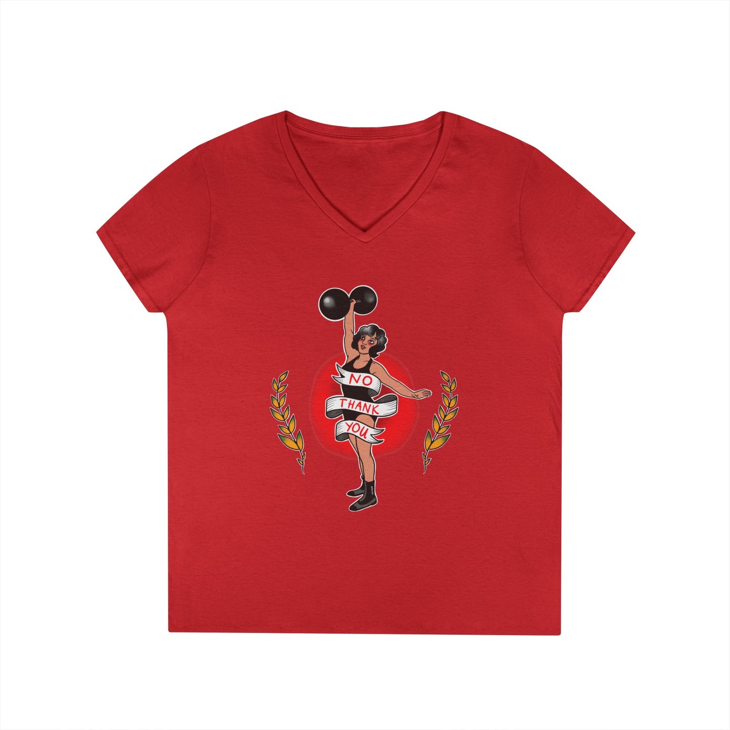 No Thank You - Women’s V-Neck T-Shirt