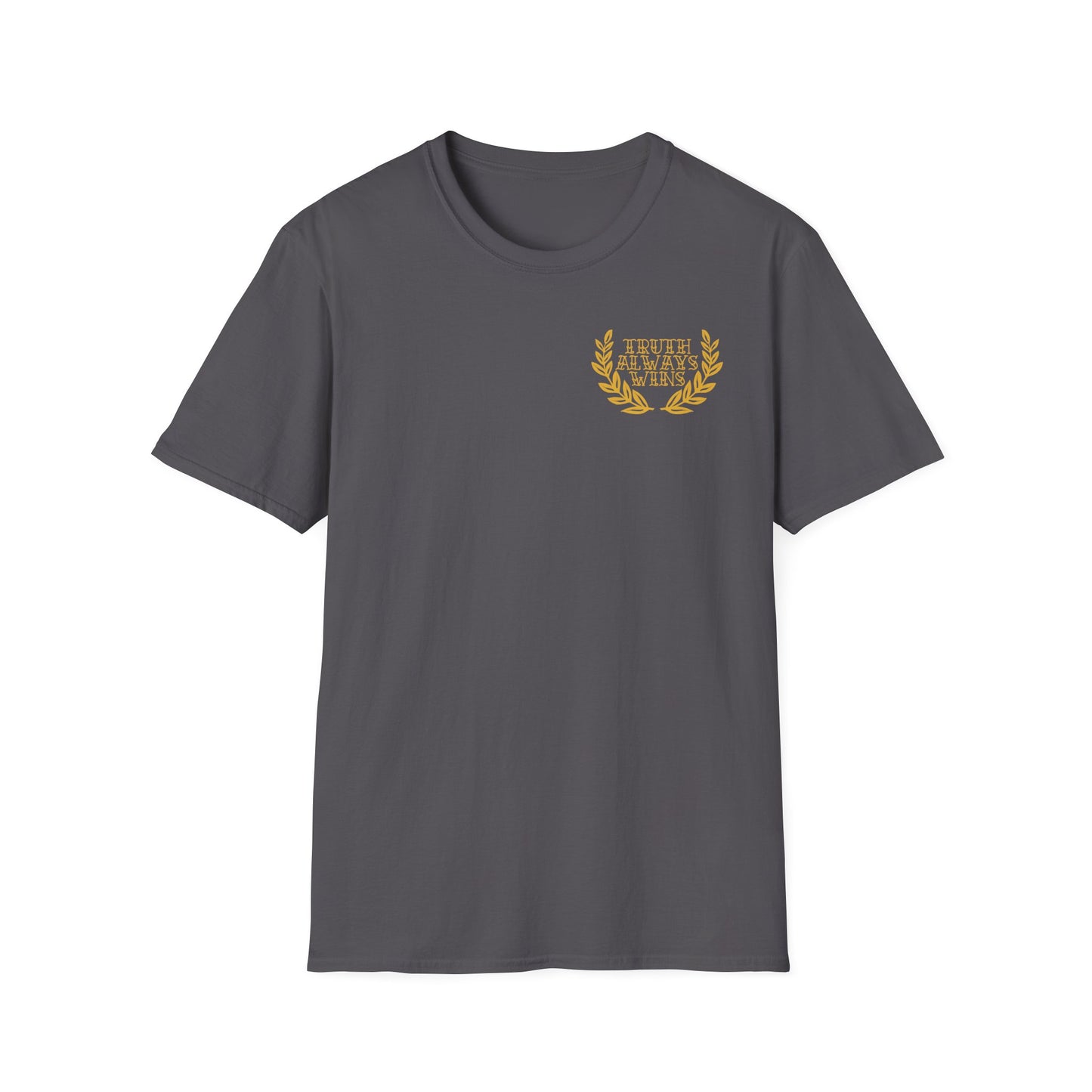 Truth Wins - Unisex Softstyle T-Shirt (Front&Back).
