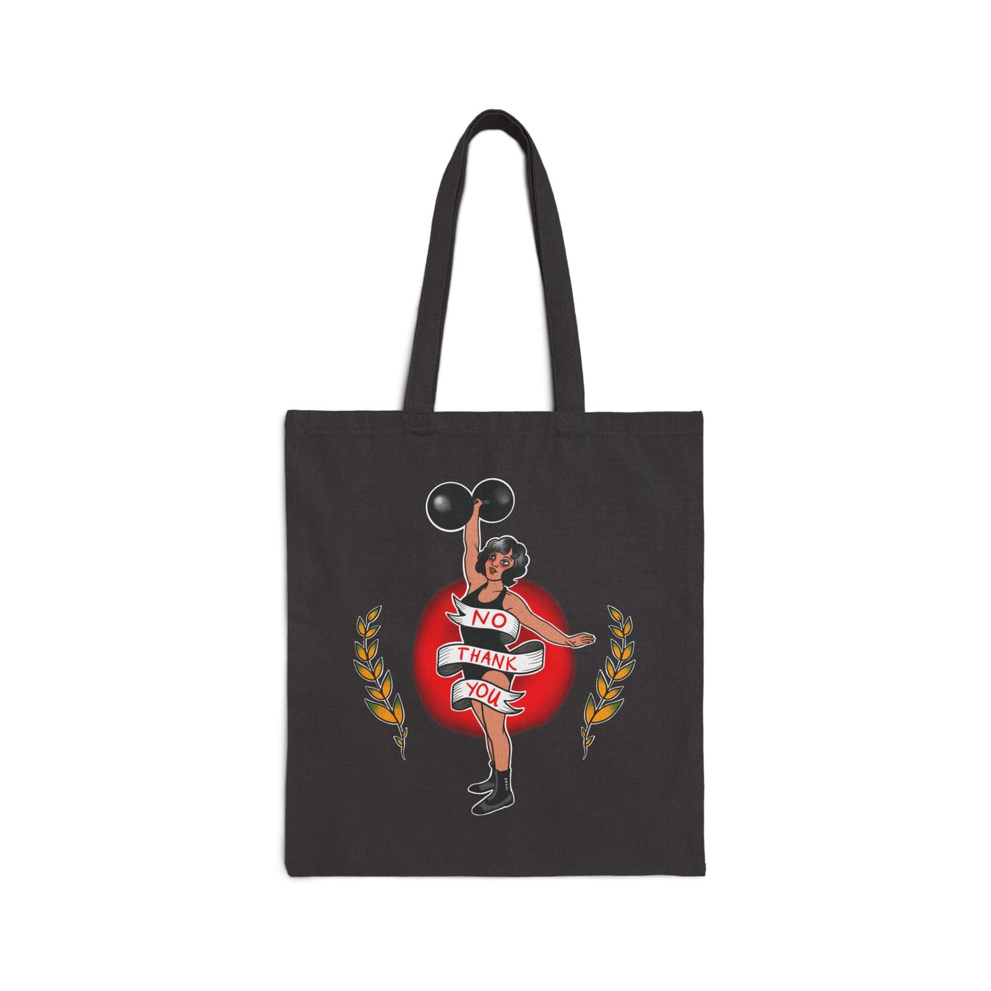 No Thank You - Cotton Canvas Tote Bag