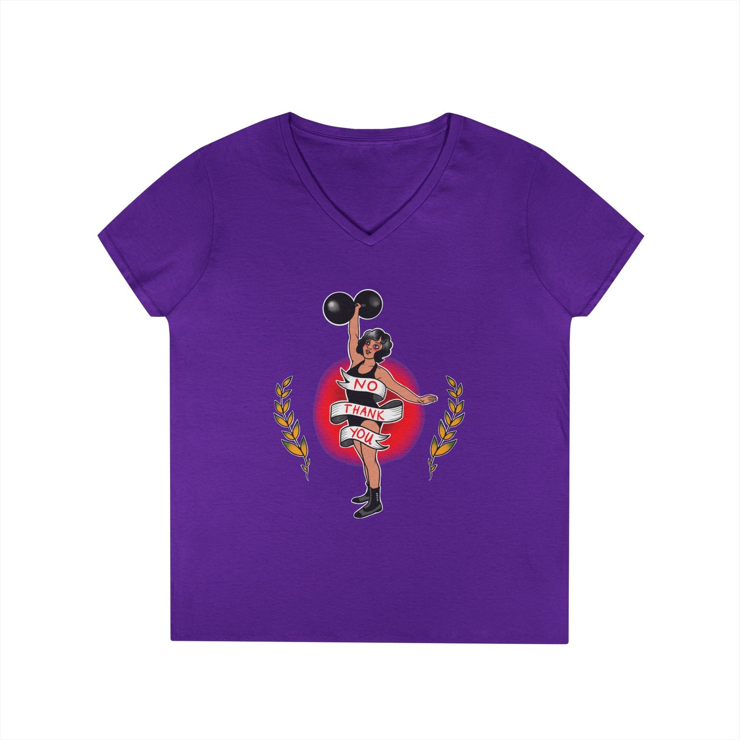 No Thank You - Women’s V-Neck T-Shirt