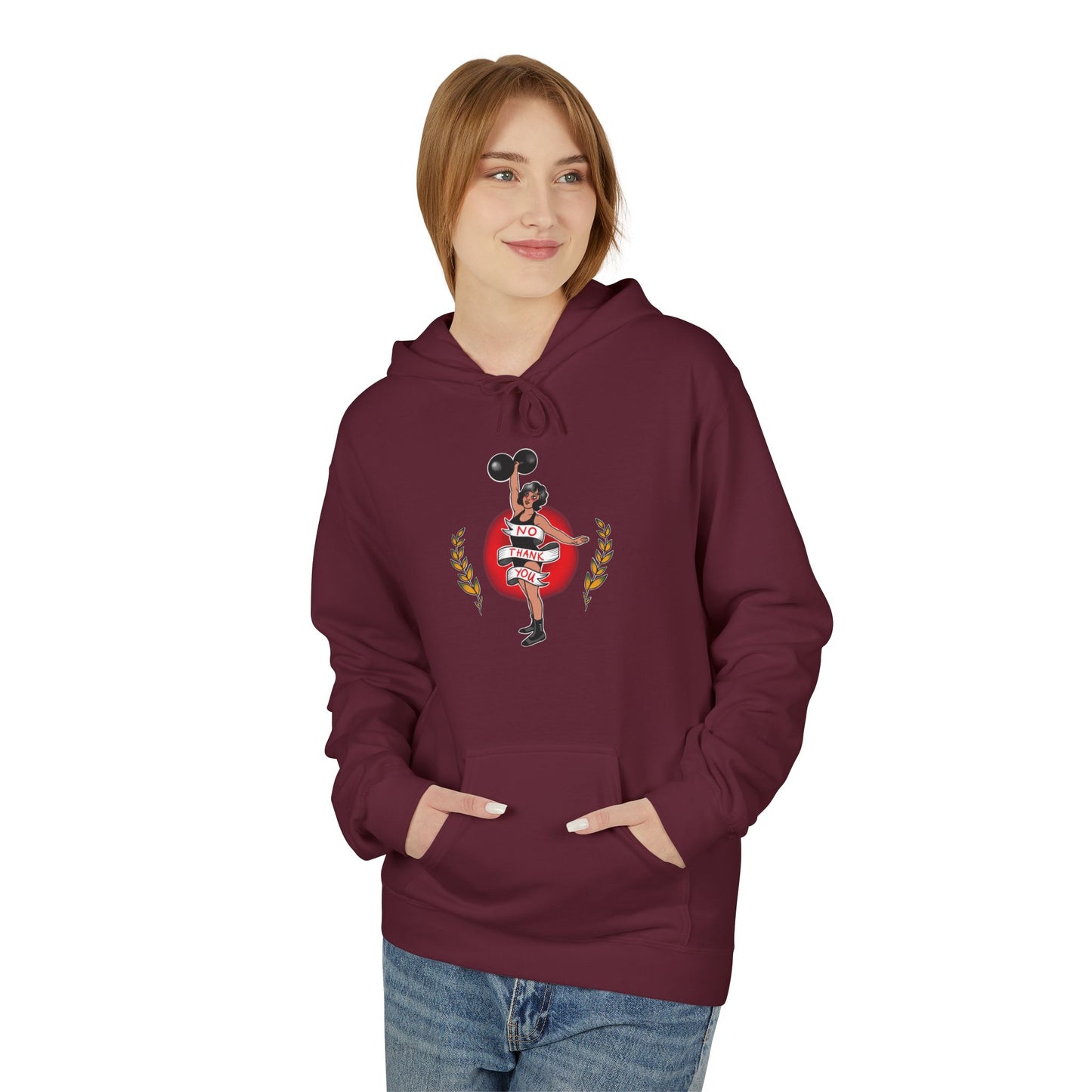 No Thank You - Unisex Softstyle Hoodie