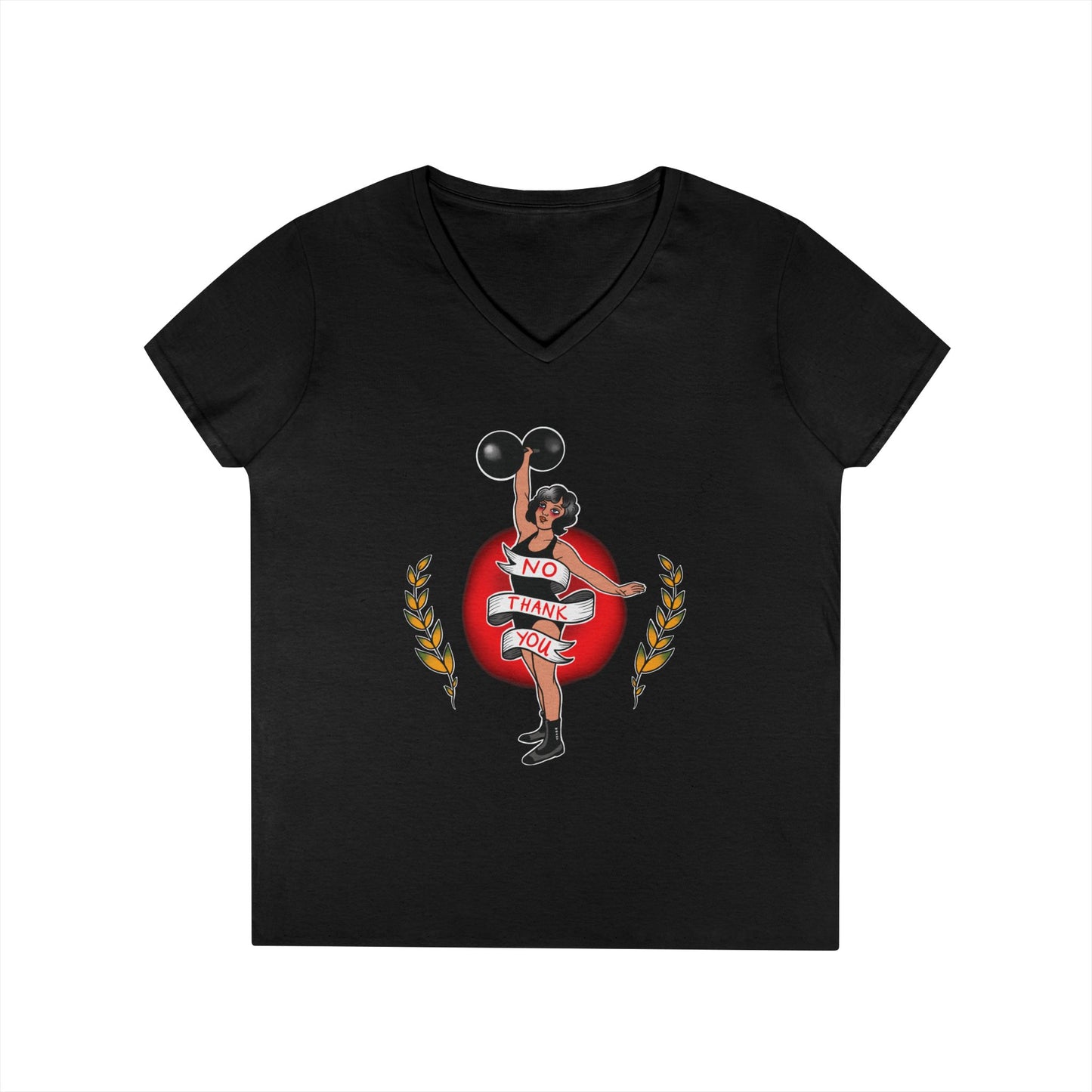 No Thank You - Women’s V-Neck T-Shirt