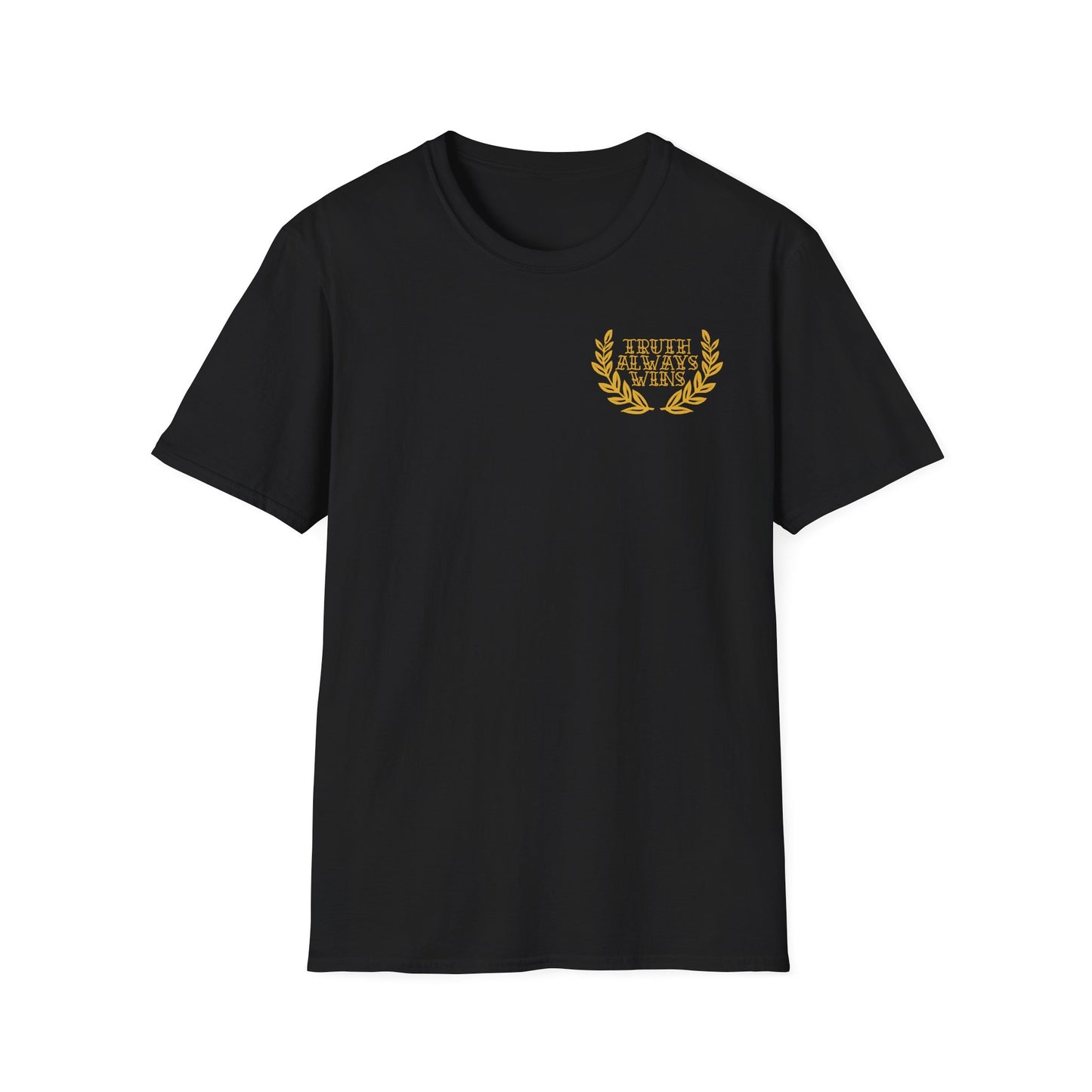 Truth Wins - Unisex Softstyle T-Shirt (Front&Back).