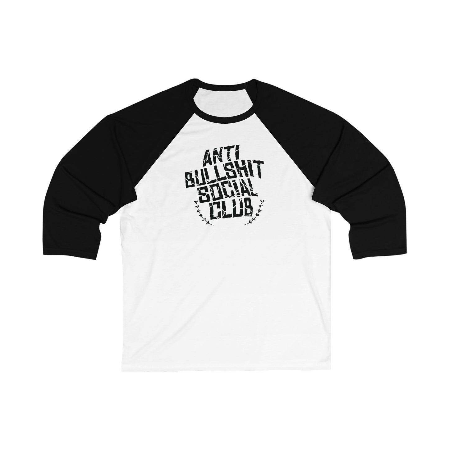Anti BS Social Club - Unisex 3/4 Sleeve Baseball Tee