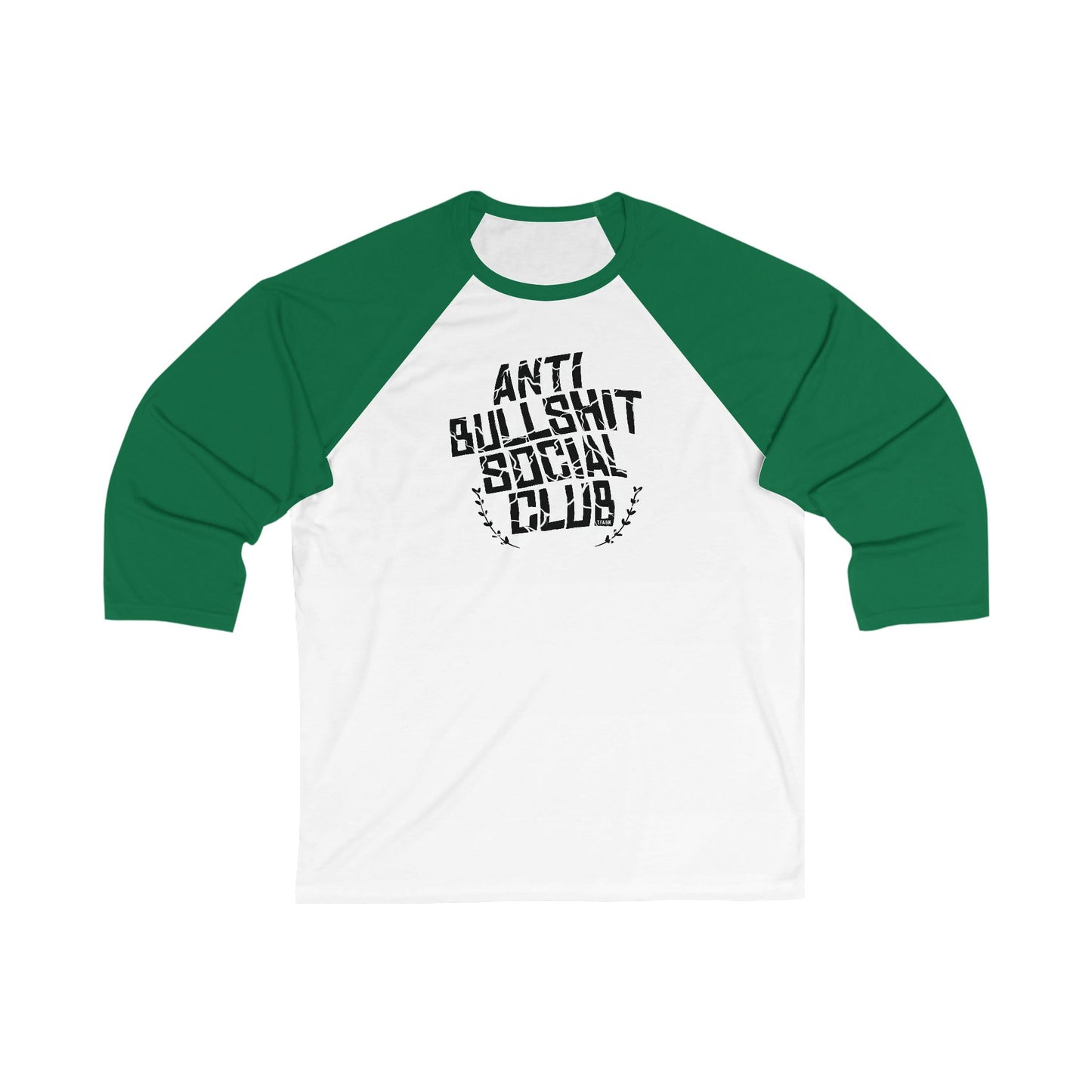 Anti BS Social Club - Unisex 3/4 Sleeve Baseball Tee