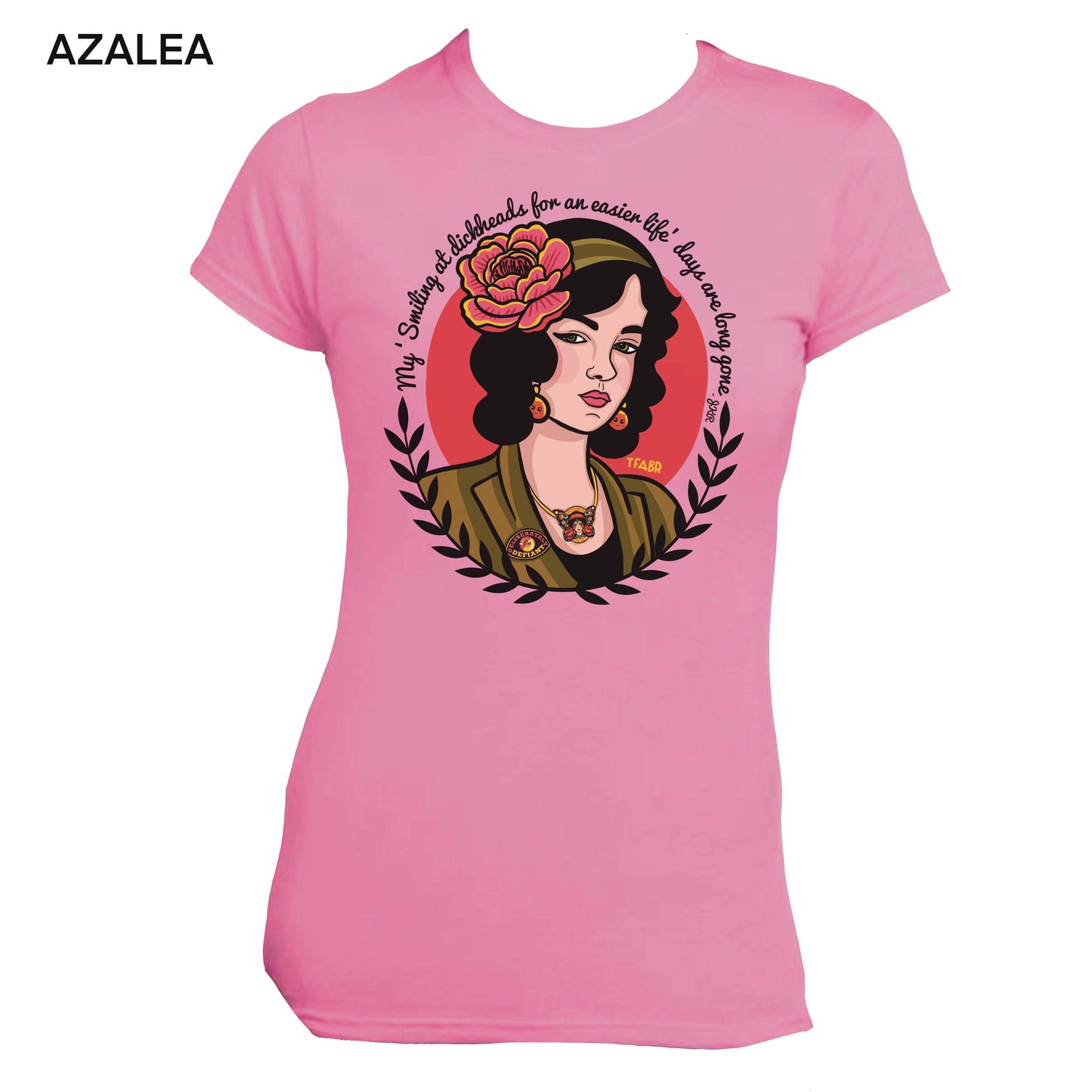 Smiling Ladyfit T-Shirt.