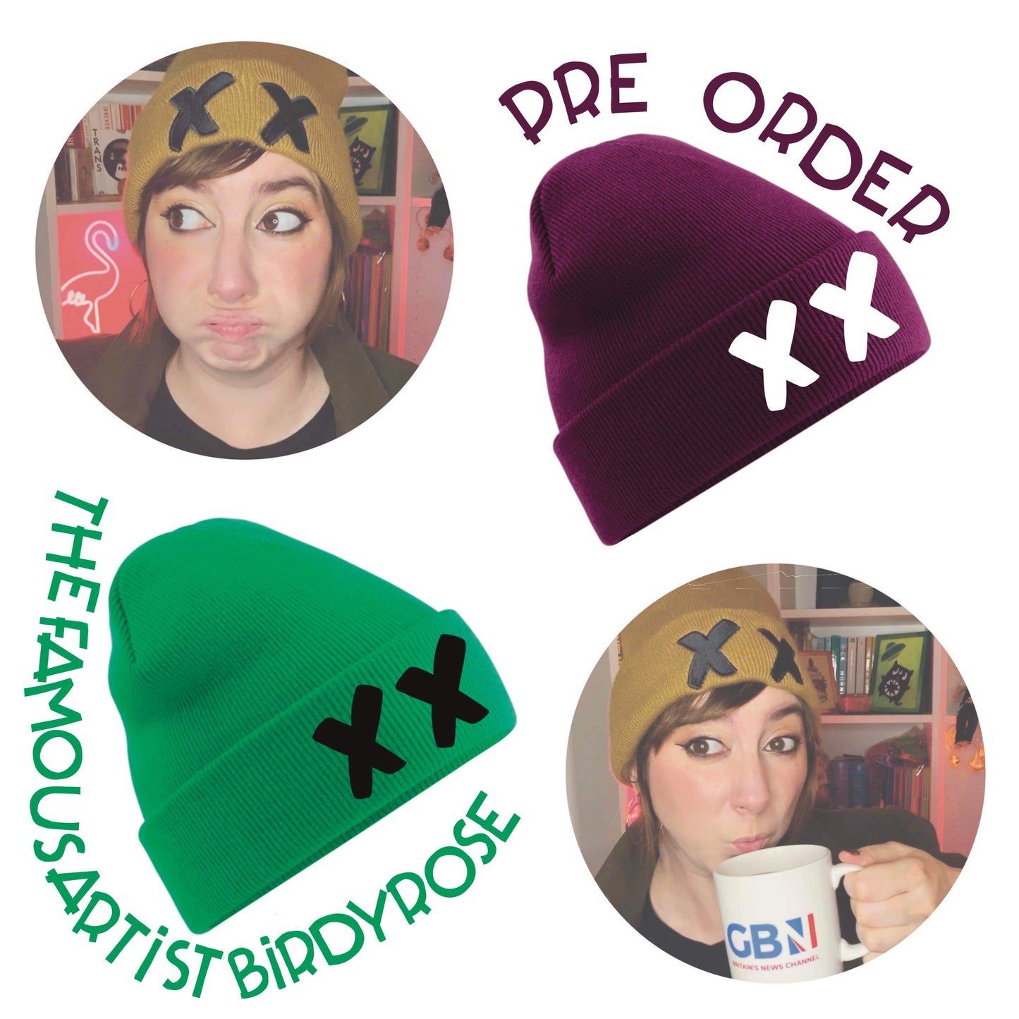 Kisses Beanie Hat