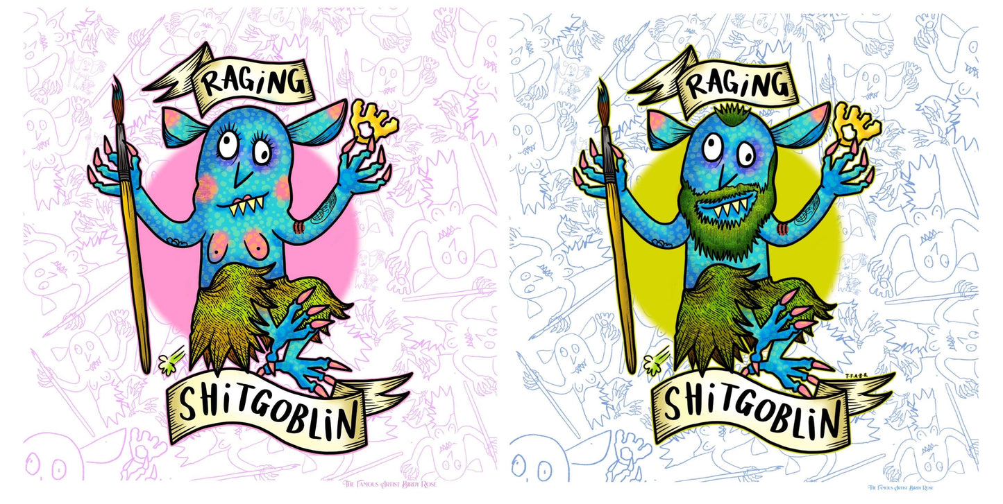 Raging ShitGoblin Print