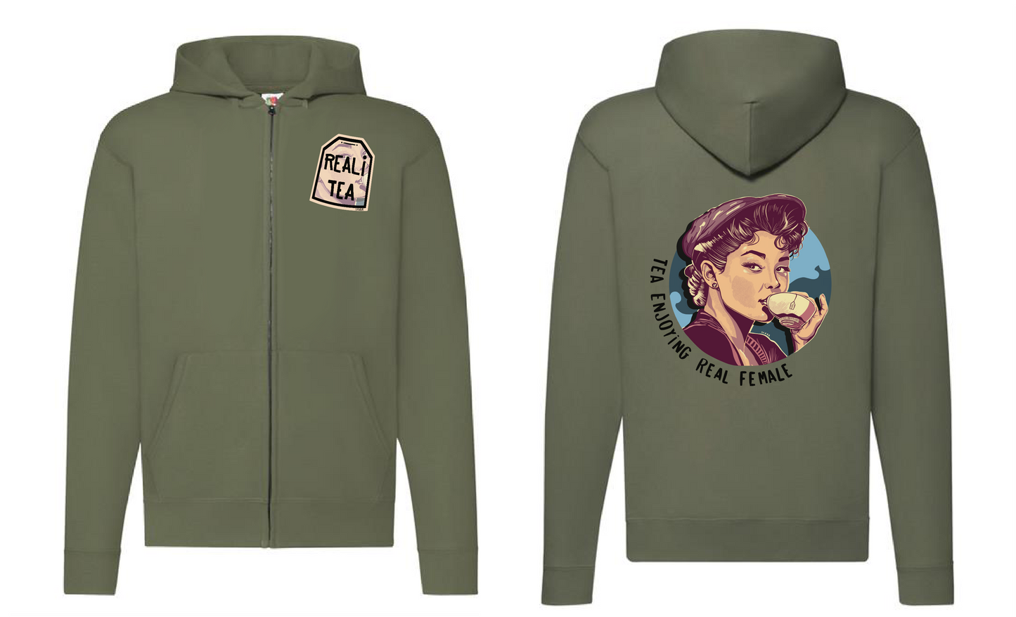 TEA Zip Up Hoodie