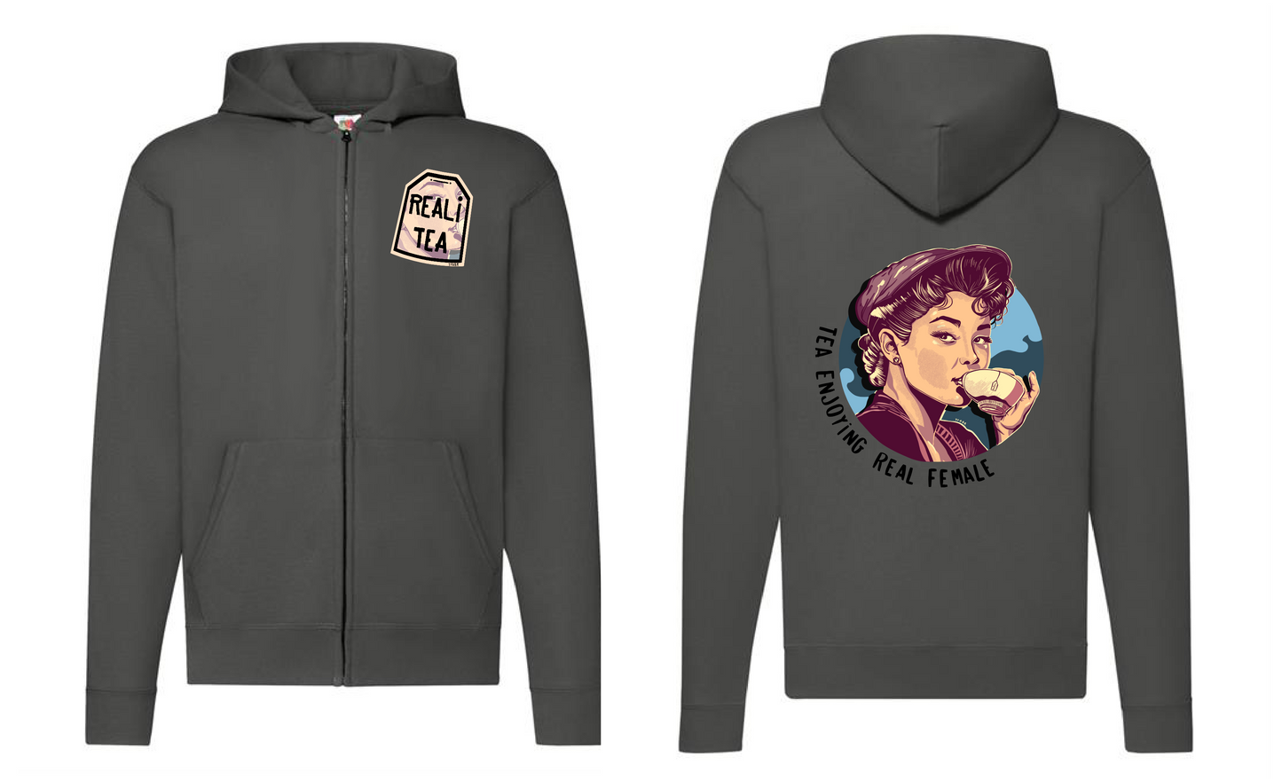 TEA Zip Up Hoodie