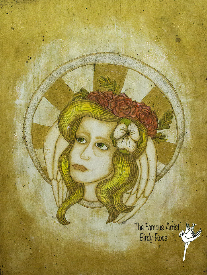 Woman With Halo - Fine Art Print