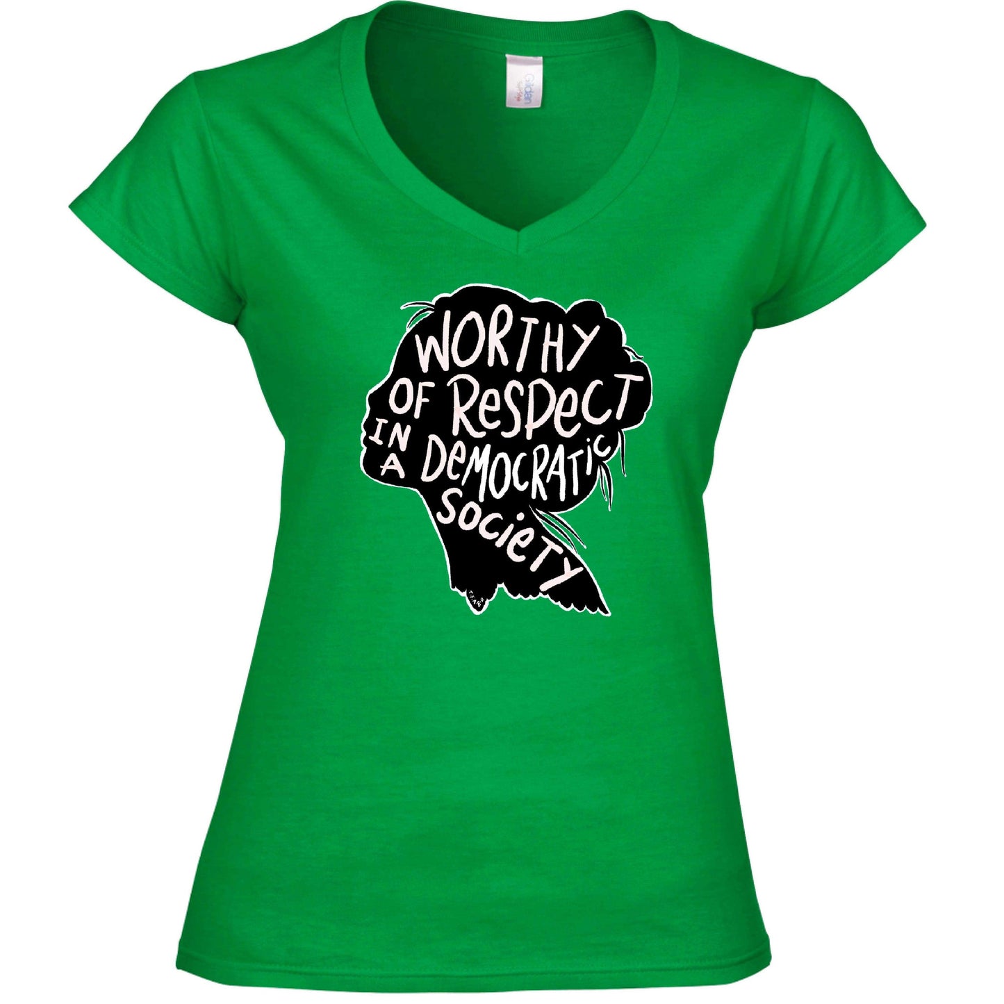 Worthy V-Neck Ladyfit T-Shirt