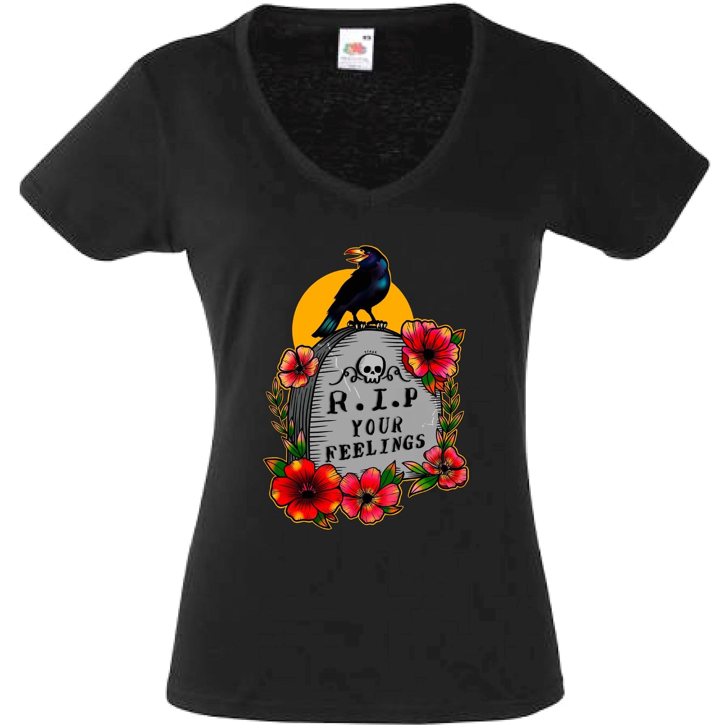 RIP V-Neck Ladyfit T-Shirt