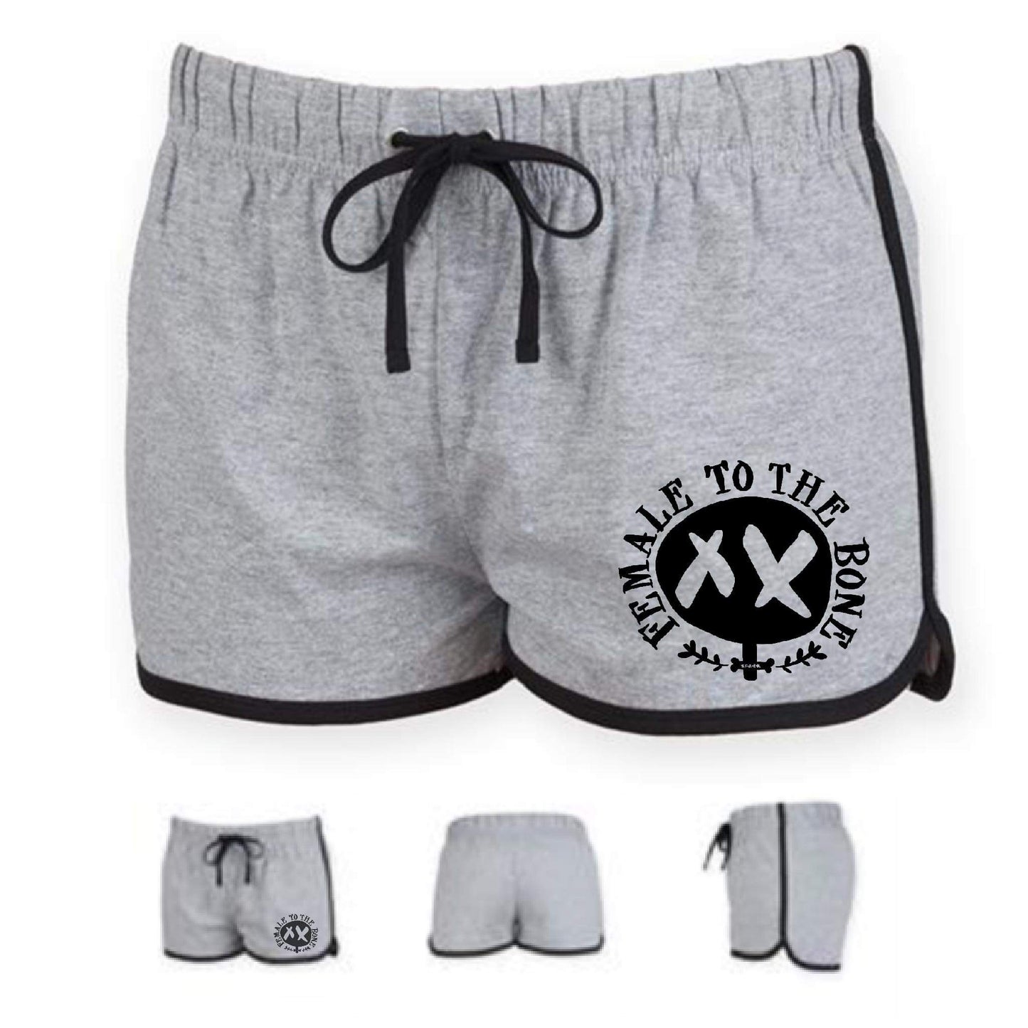 Female To The Bone - Retro Shorts