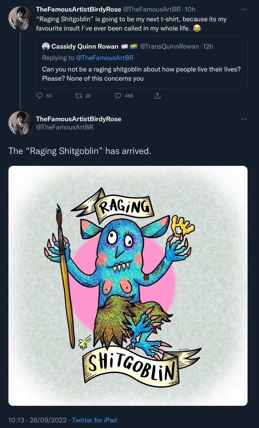 Raging ShitGoblin - Male Hoodie