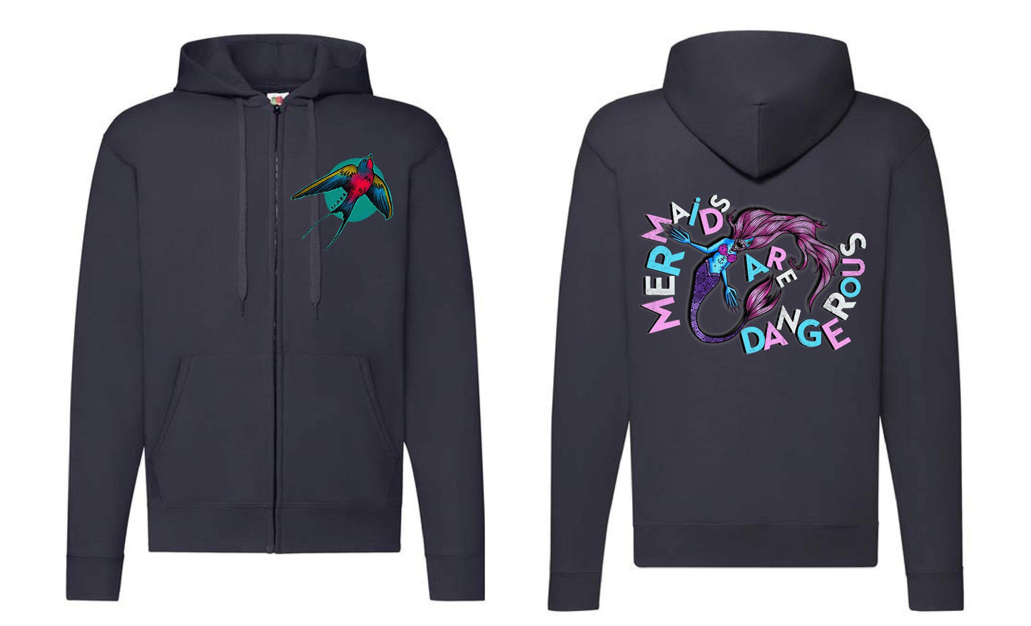 Mermaids Zip-Up Hoodie