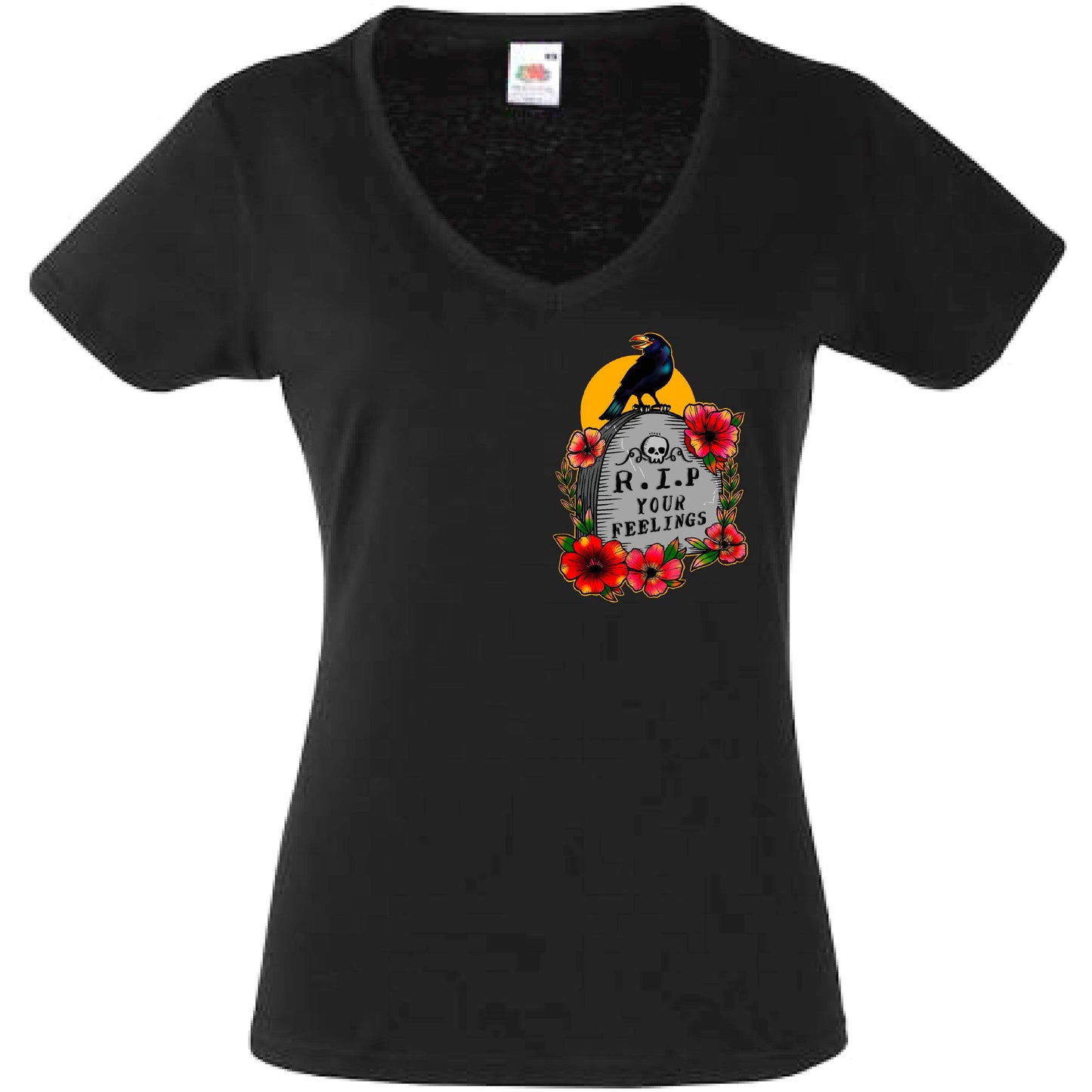 RIP V-Neck T-Shirt Ladyfit