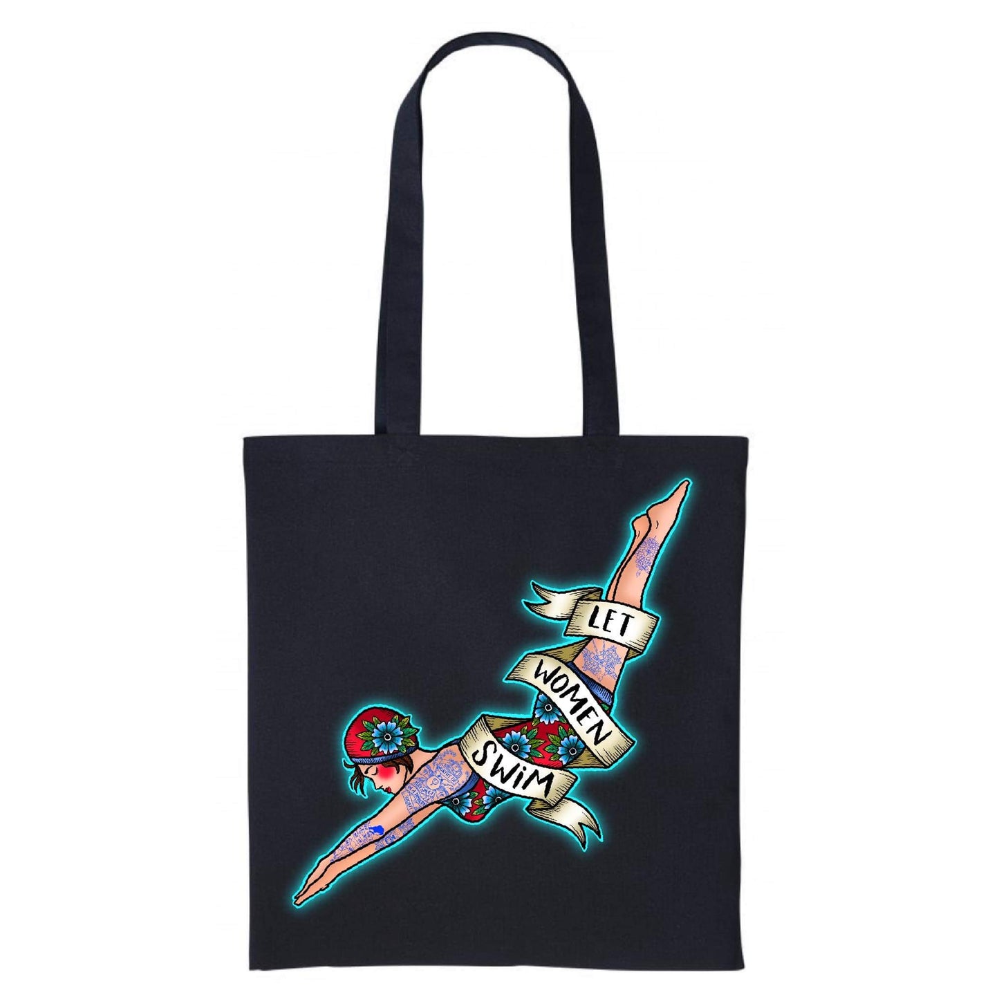 #LetWomenSwim Tote Bag