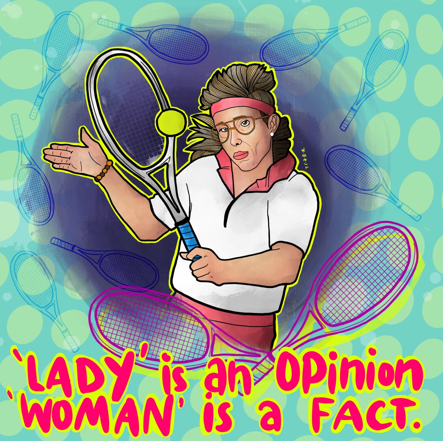 Martina Navratilova Portrait