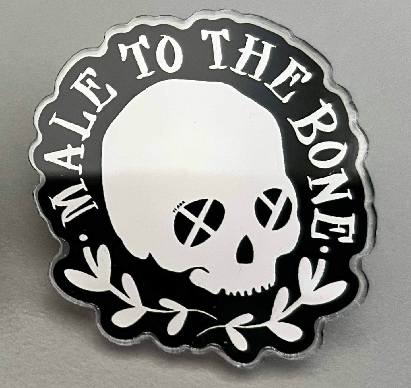 Female & Male ToTheBone Acrylic Pin Badges