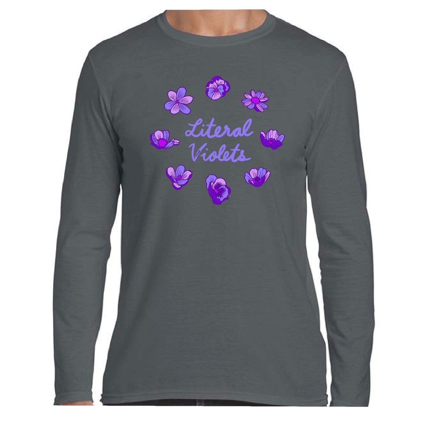 Literal Violets Long Sleeve Tee