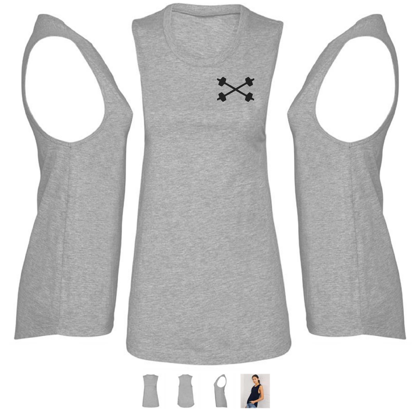 KeepMenOut - Front & Back Muscle Tank Vest Top