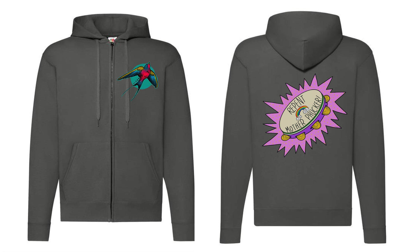 REPENT Zip Up Hoodie