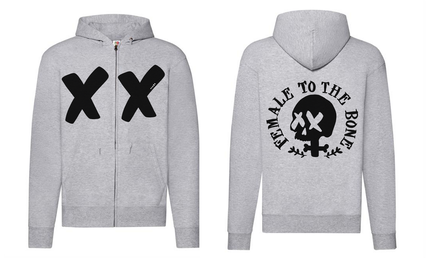 XX Female Zip Up Hoodie