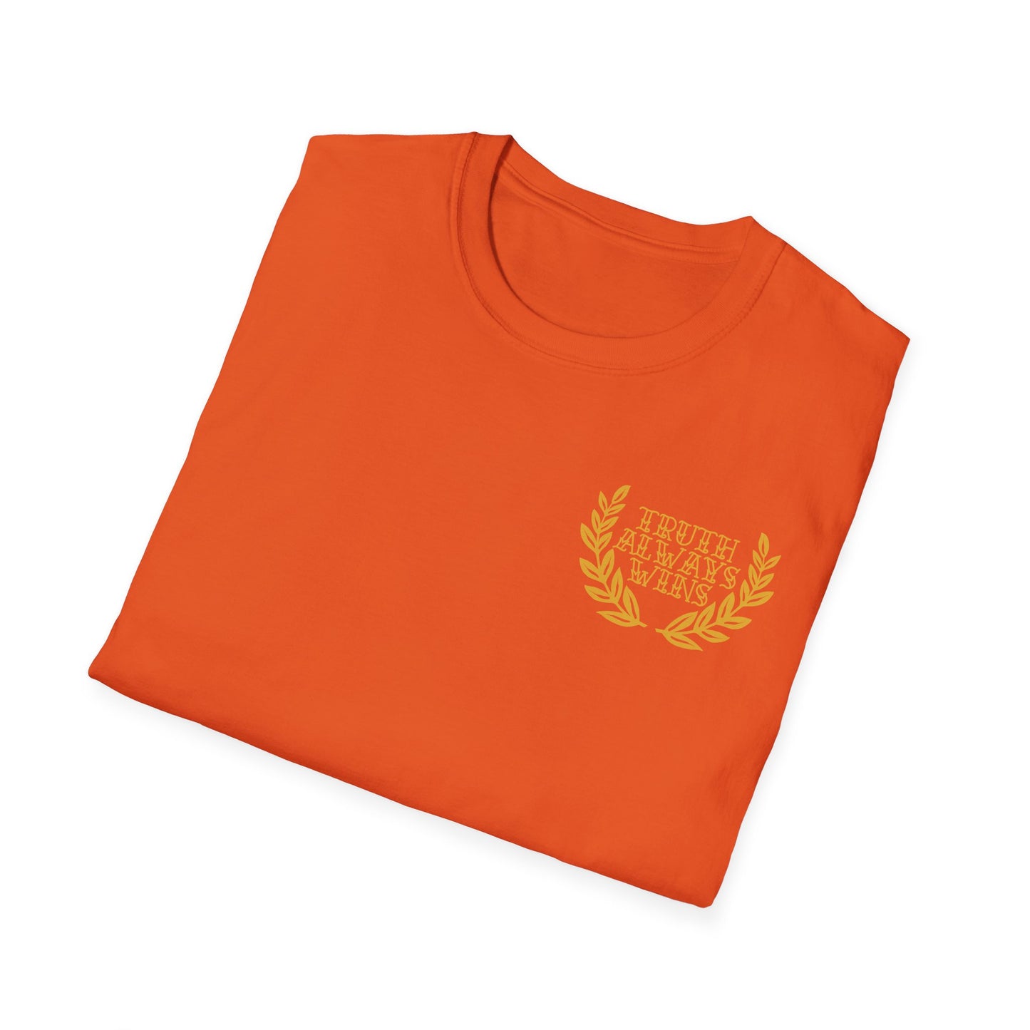 Truth Wins - Unisex Softstyle T-Shirt (Front&Back).