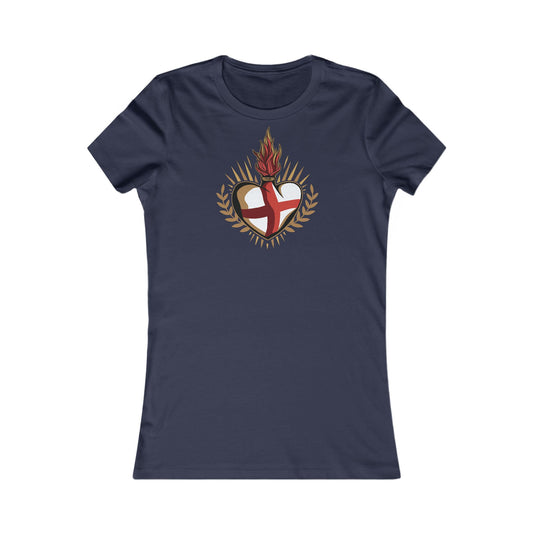 England Ladyfit Top (Front&Back)