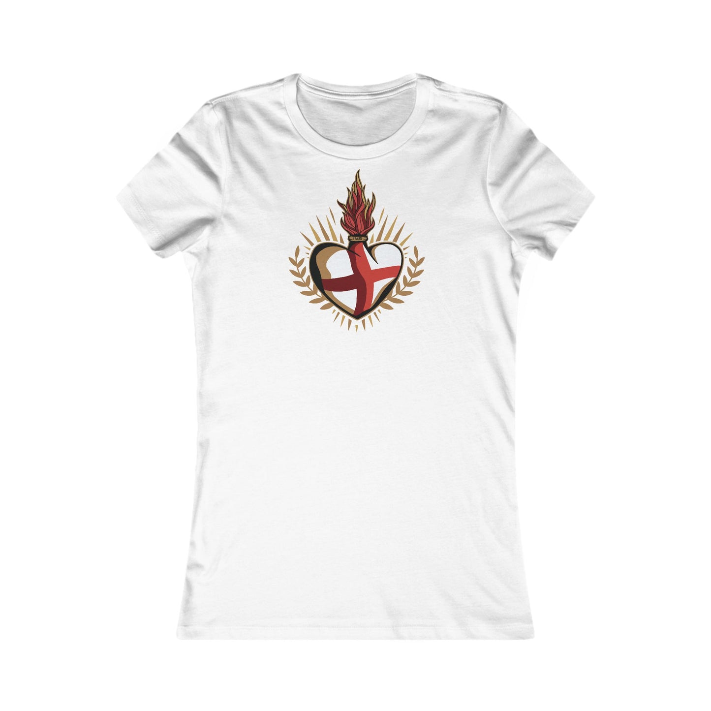 England Ladyfit Top (Front&Back)