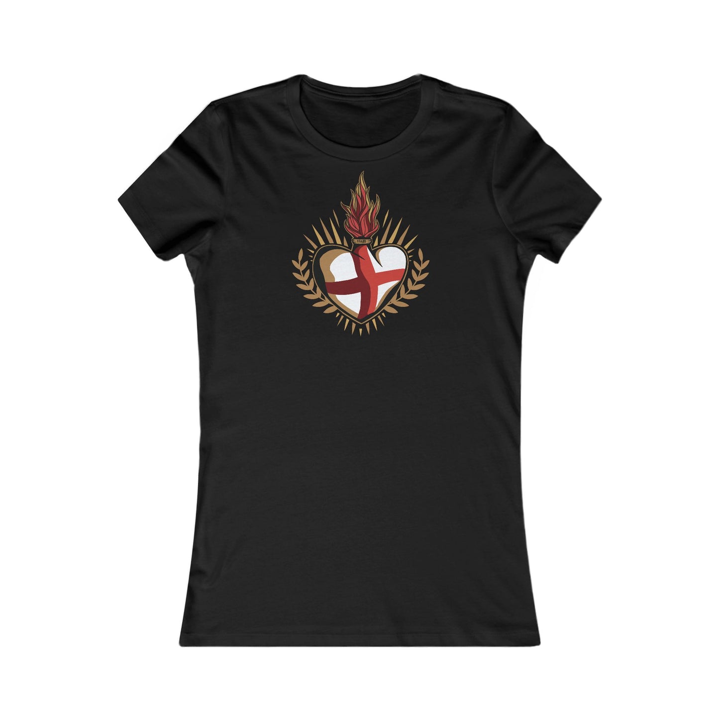 England Ladyfit Top (Front&Back)