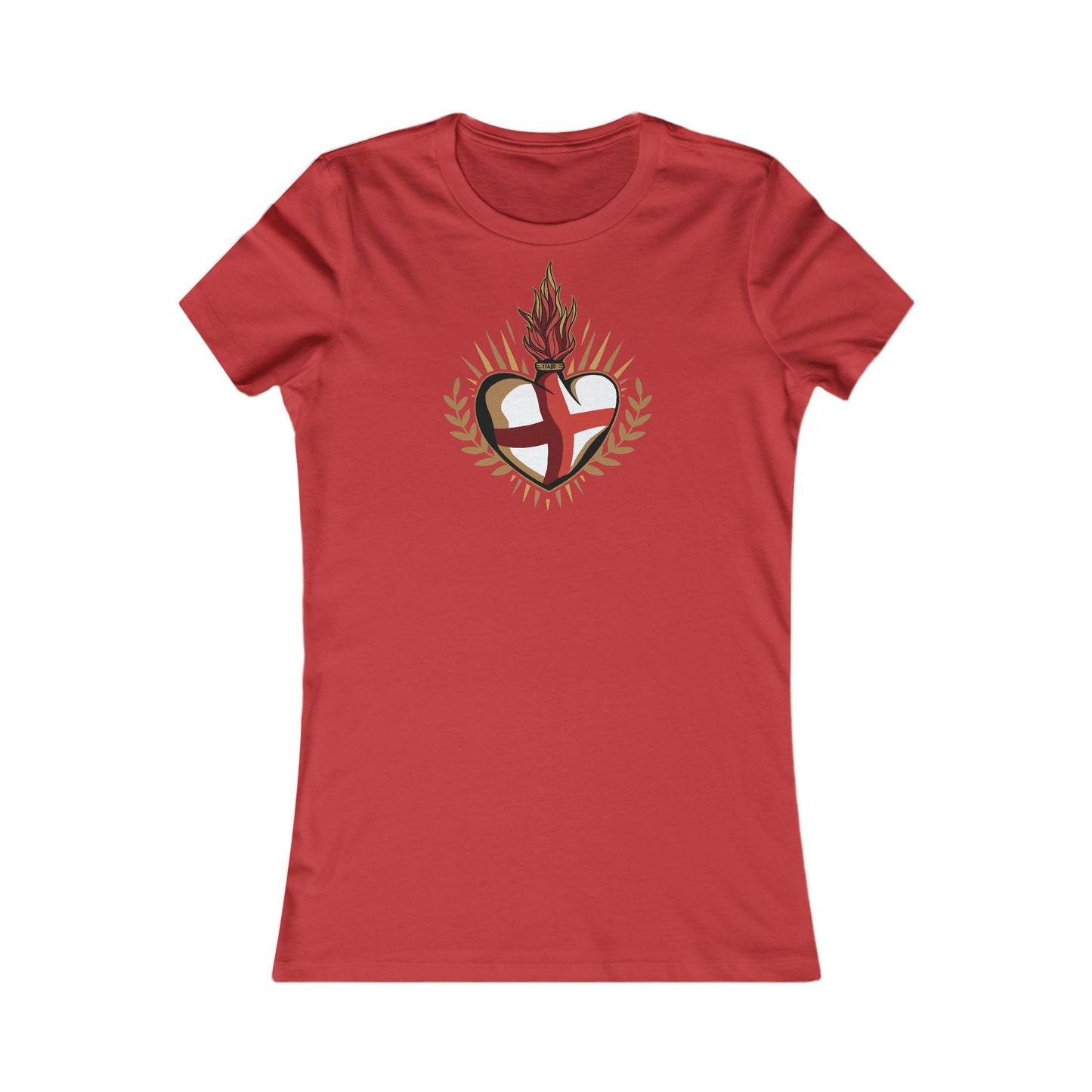 England Ladyfit Top (Front&Back)