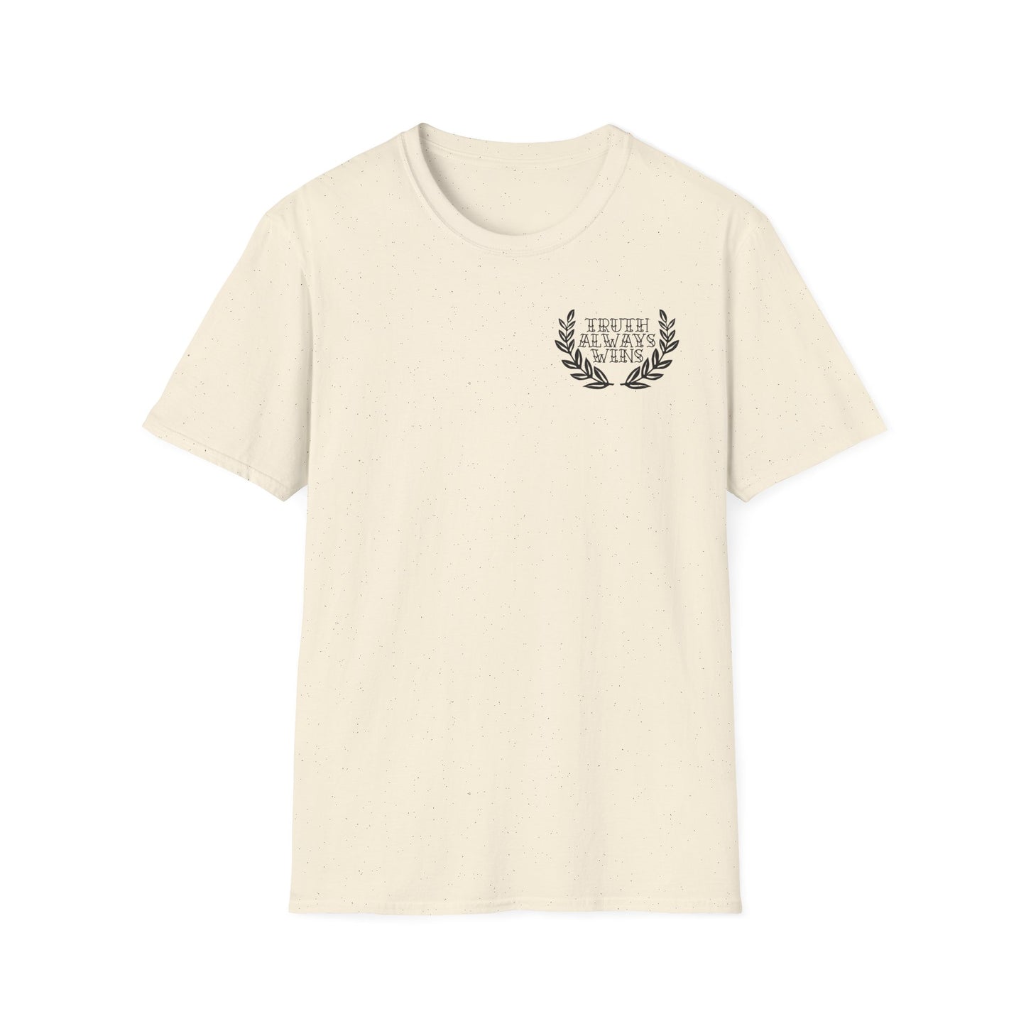 Truth Wins - Unisex Softstyle T-Shirt (Front&Back).