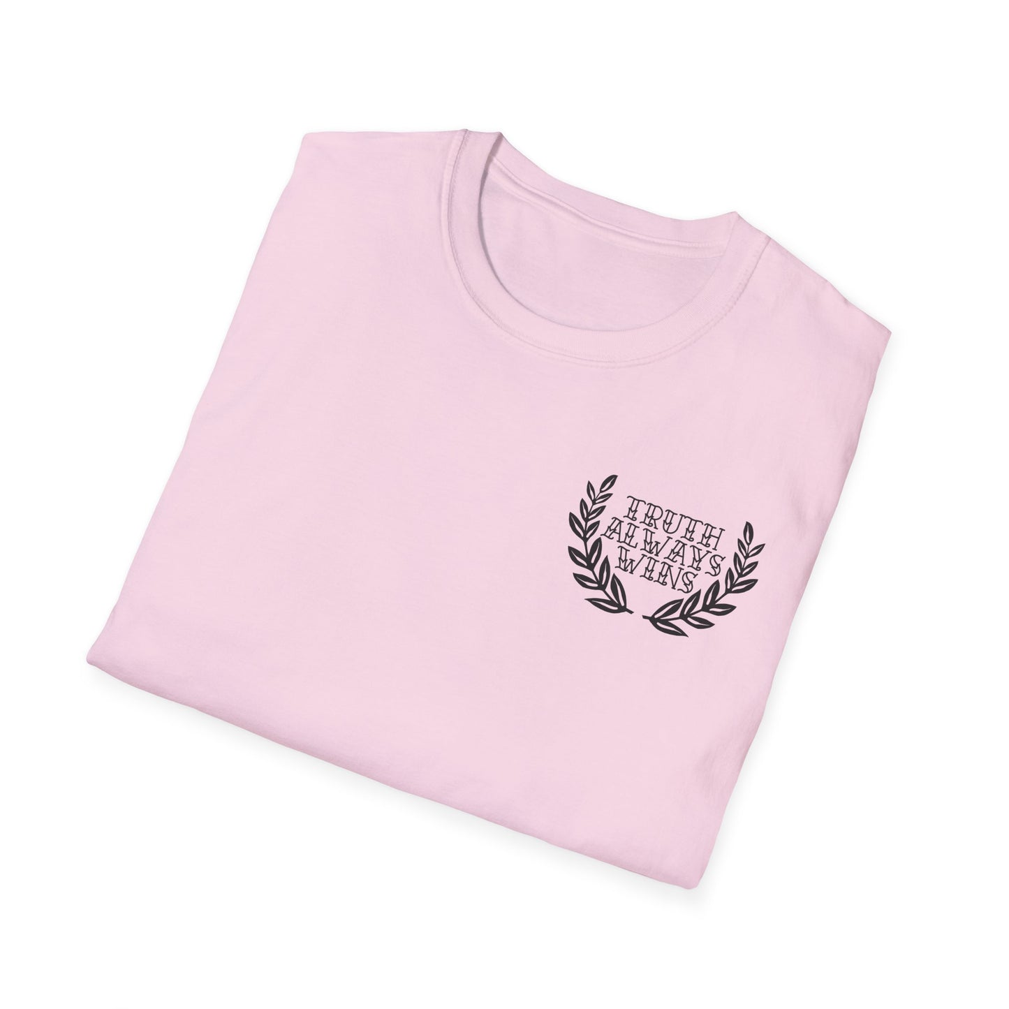 Truth Wins - Unisex Softstyle T-Shirt (Front&Back).
