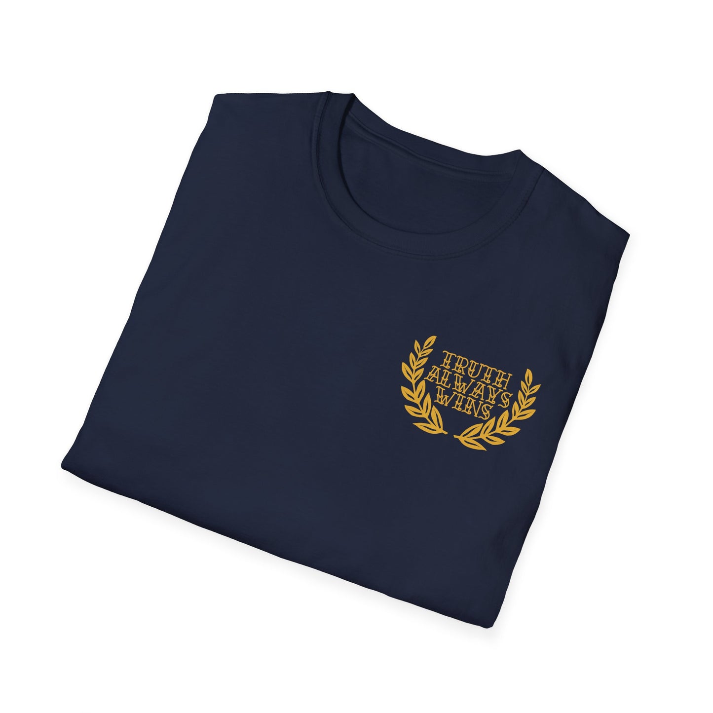 Truth Wins - Unisex Softstyle T-Shirt (Front&Back).
