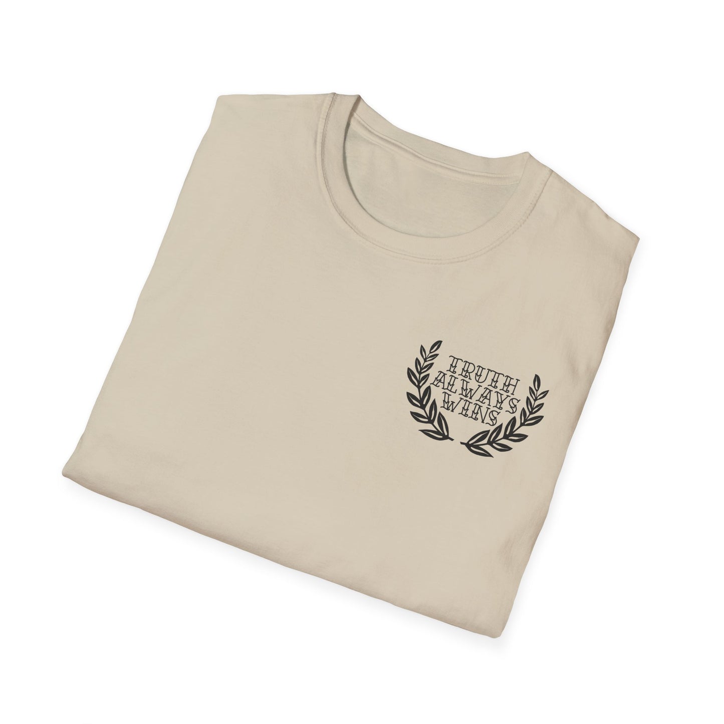 Truth Wins - Unisex Softstyle T-Shirt (Front&Back).