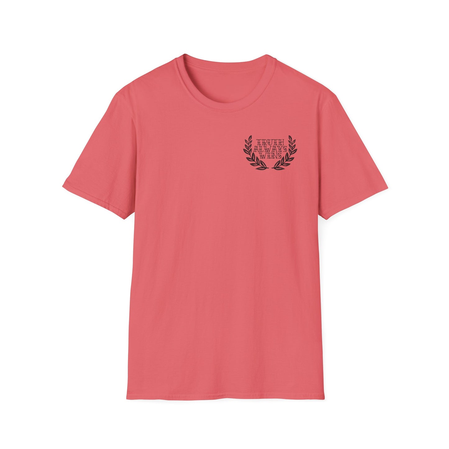 Truth Wins - Unisex Softstyle T-Shirt (Front&Back).