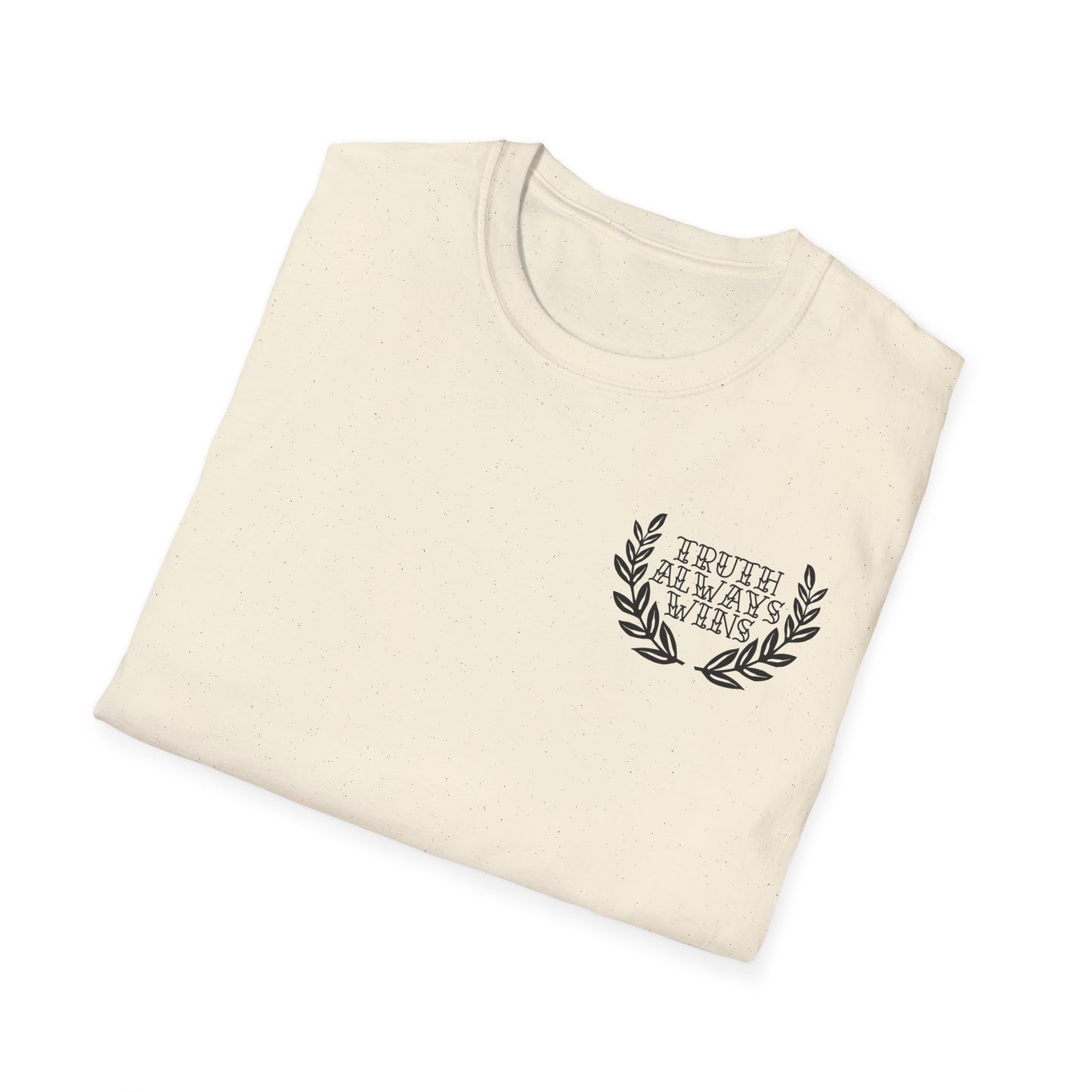 Truth Wins - Unisex Softstyle T-Shirt (Front&Back).