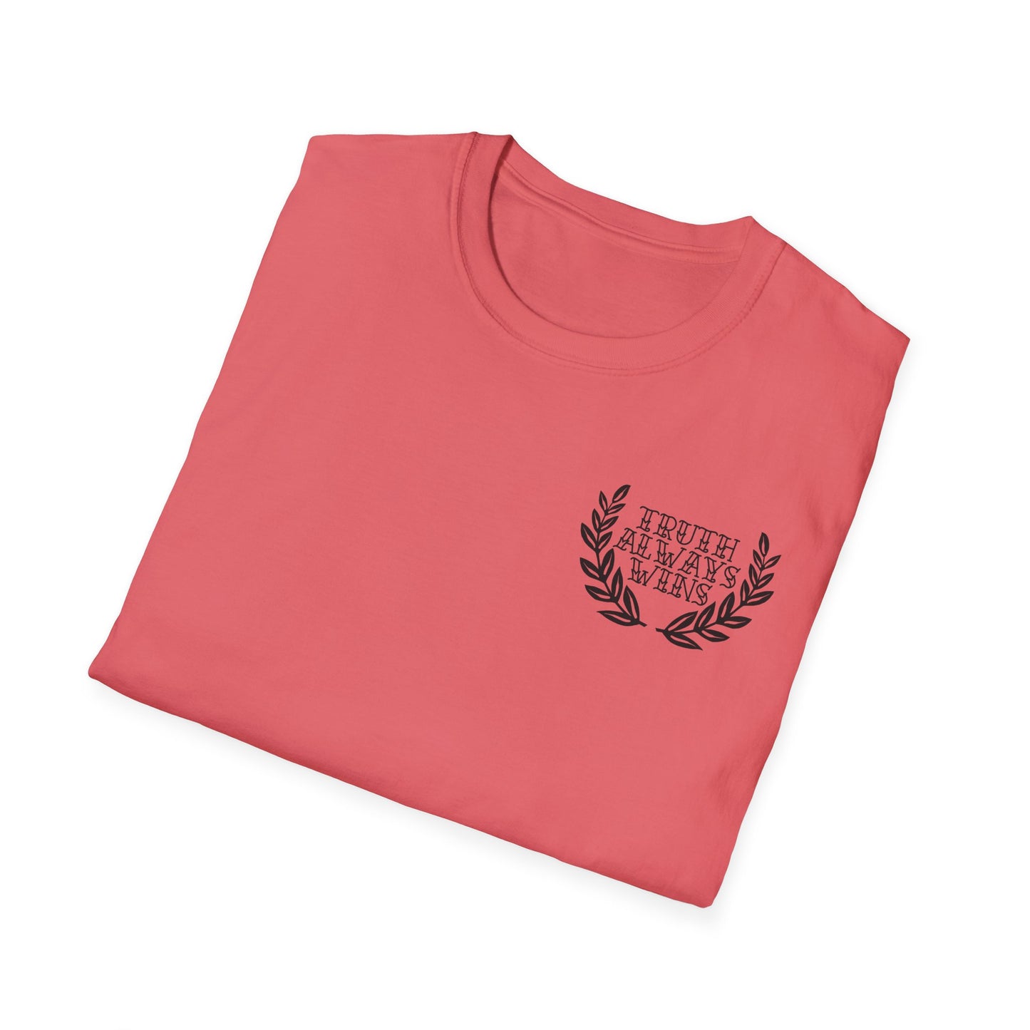 Truth Wins - Unisex Softstyle T-Shirt (Front&Back).