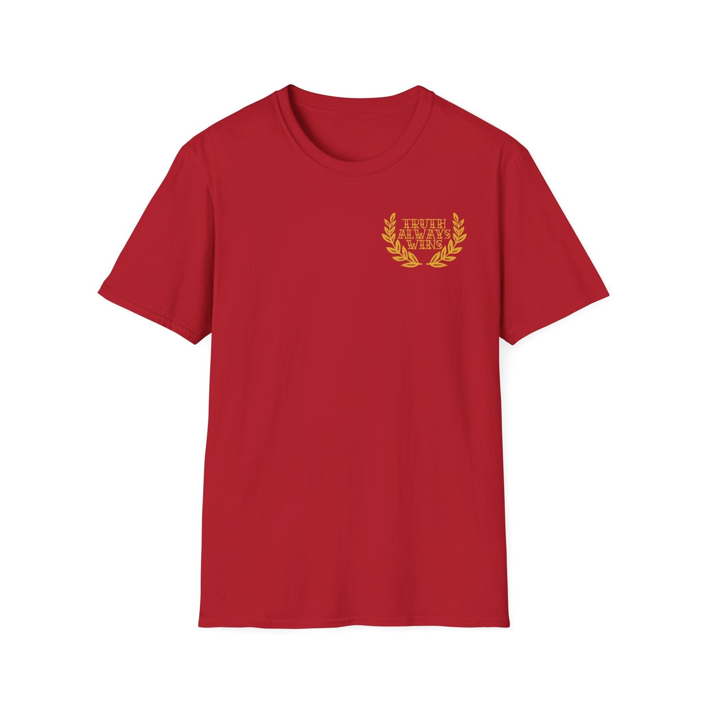 Truth Wins - Unisex Softstyle T-Shirt (Front&Back).