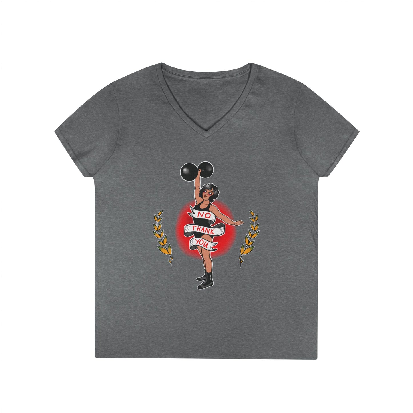 No Thank You - Women’s V-Neck T-Shirt