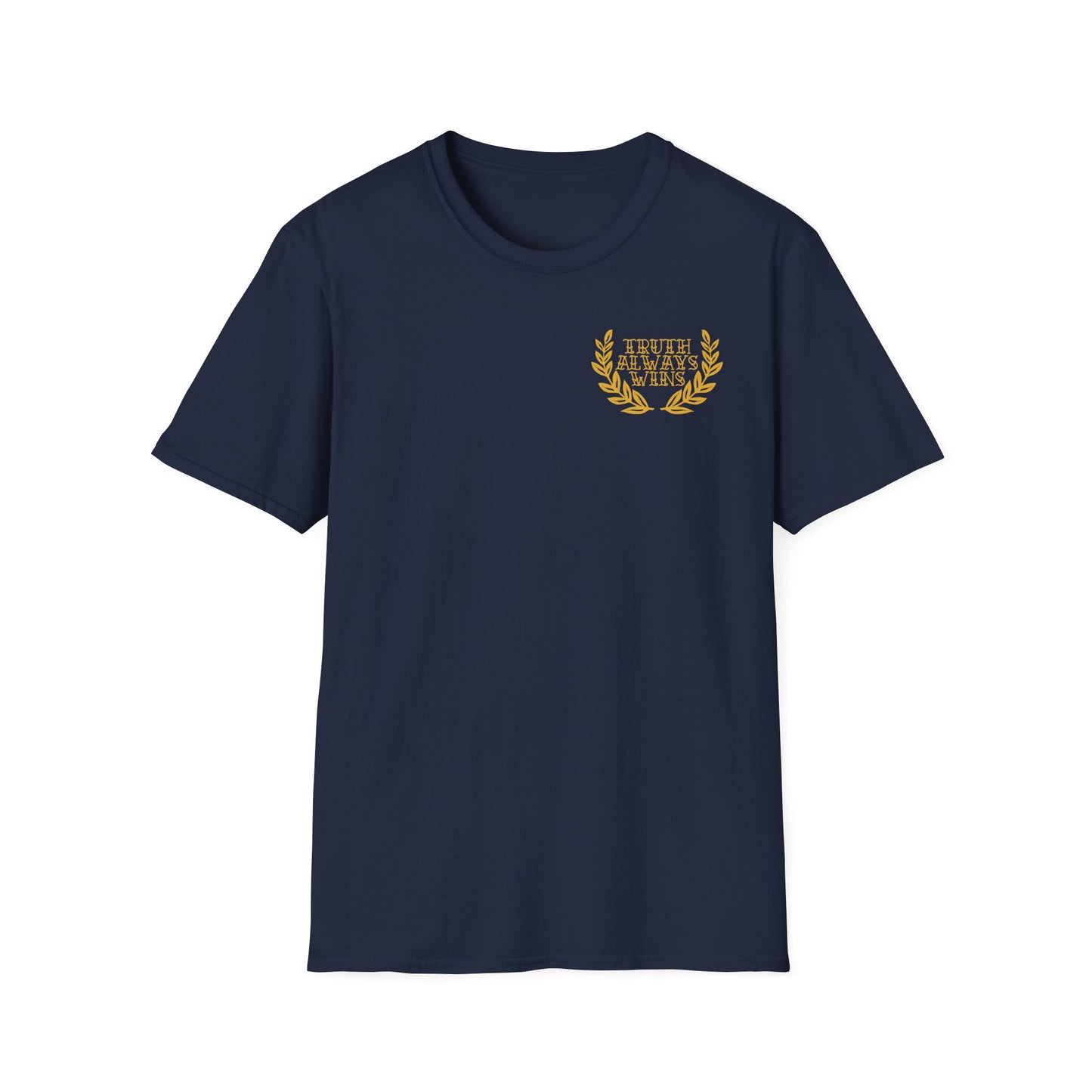 Truth Wins - Unisex Softstyle T-Shirt (Front&Back).