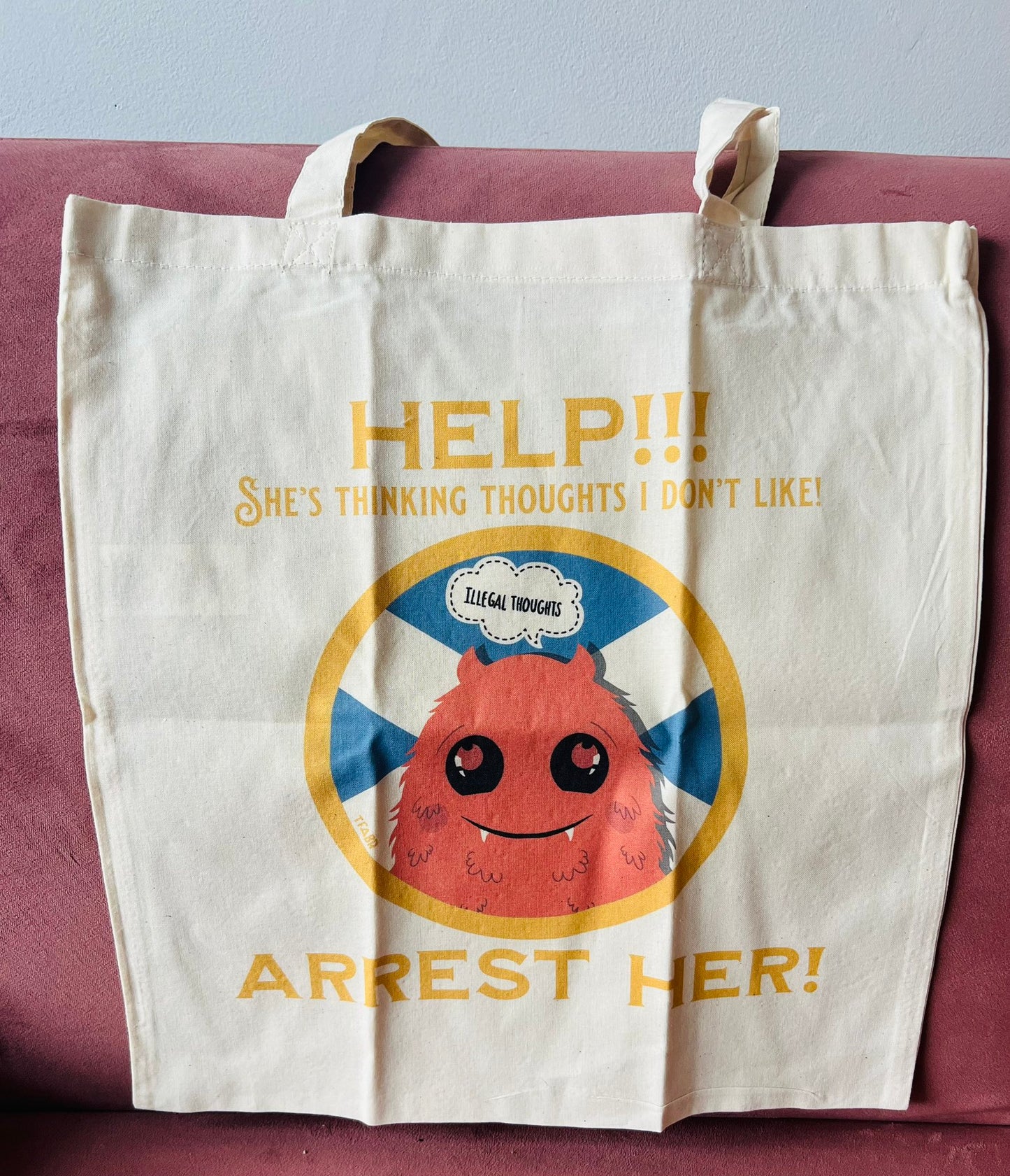 Arrest Scotland Tote Bag